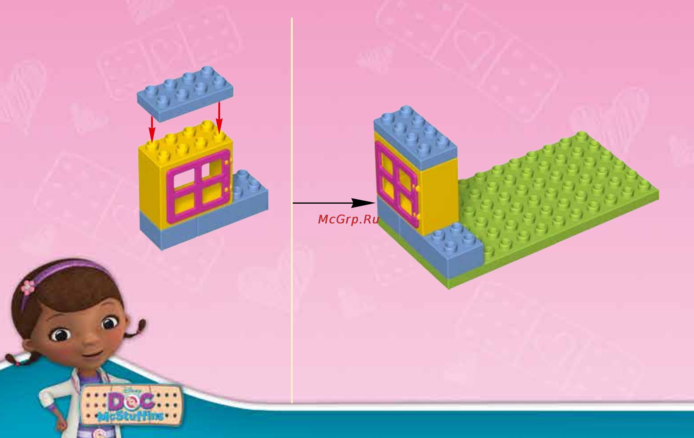 Lego duplo 10606 доктора плюшева: двор клиники Инструкция по эксплуатации онлайн [4/16] 156473