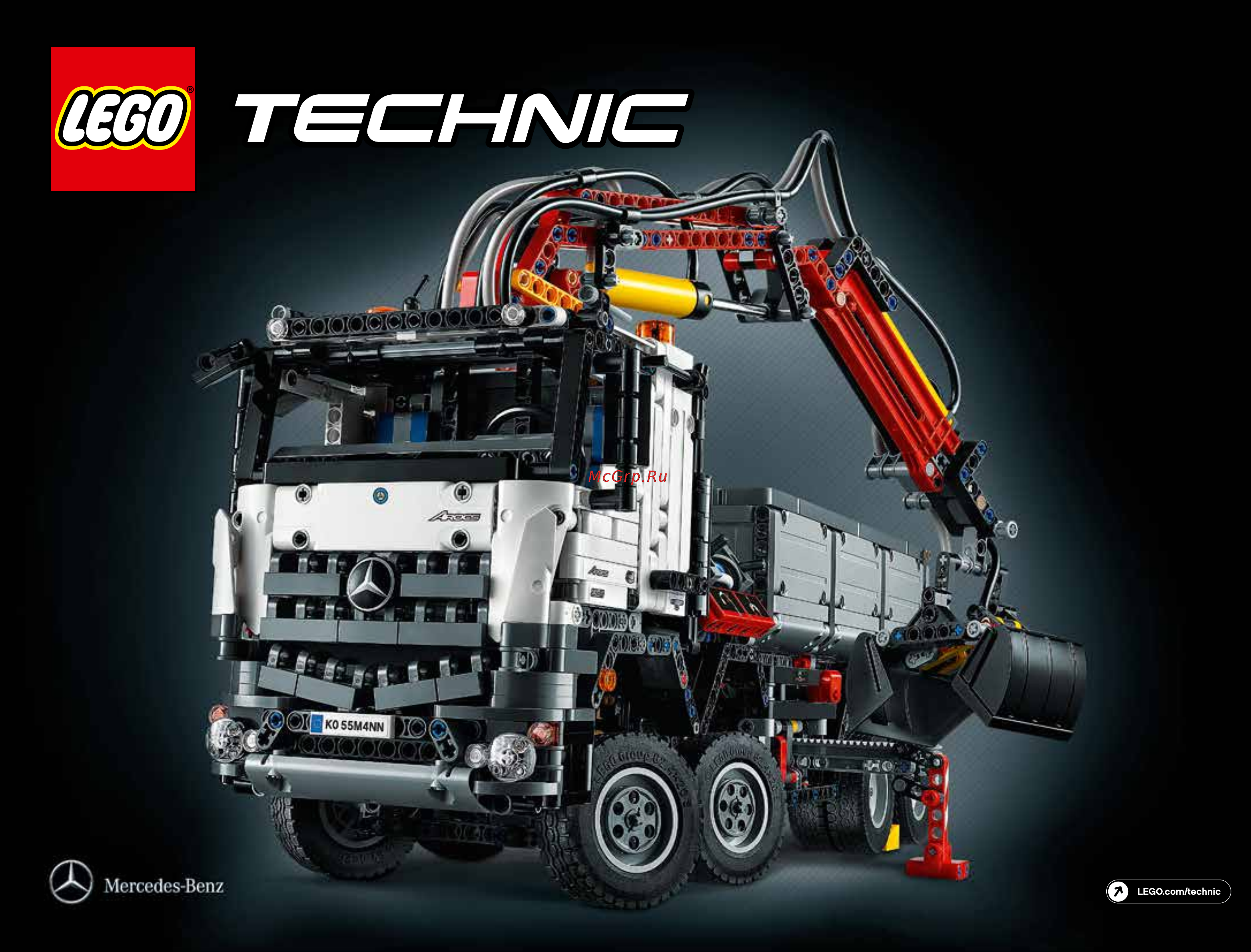 Lego technic 42043 мерседес-бенц арокс 3245 Инструкция по эксплуатации онлайн