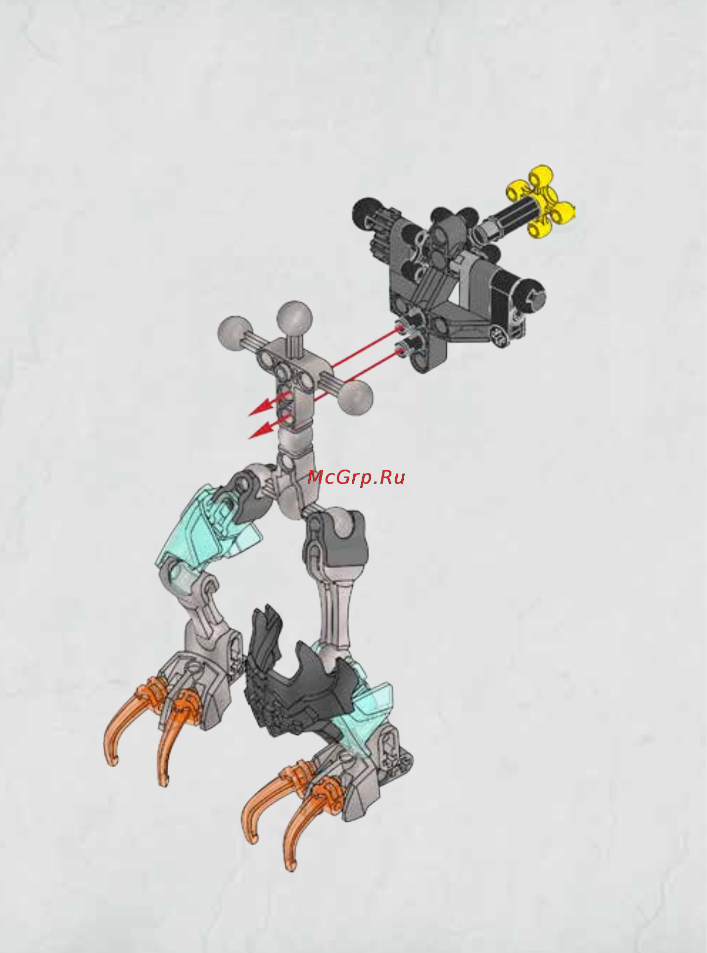 Lego bionicle 70791 воин череп Инструкция по эксплуатации онлайн [14/36] 156478