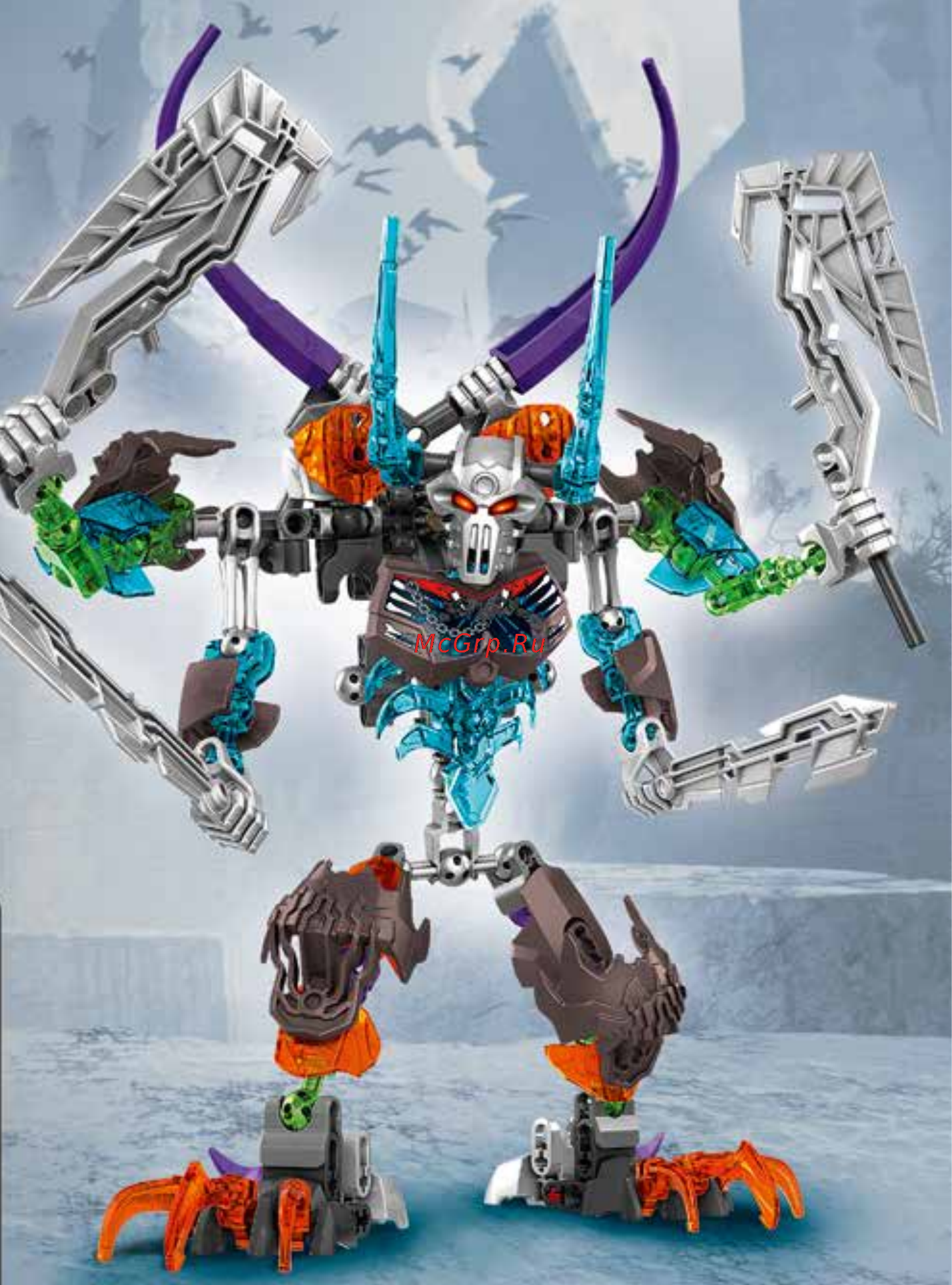 Lego bionicle 70791 воин череп Инструкция по эксплуатации онлайн [33/36] 156478