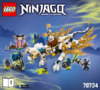 Lego ninjago 70734 дракон сэнсэя ву Инструкция по эксплуатации
