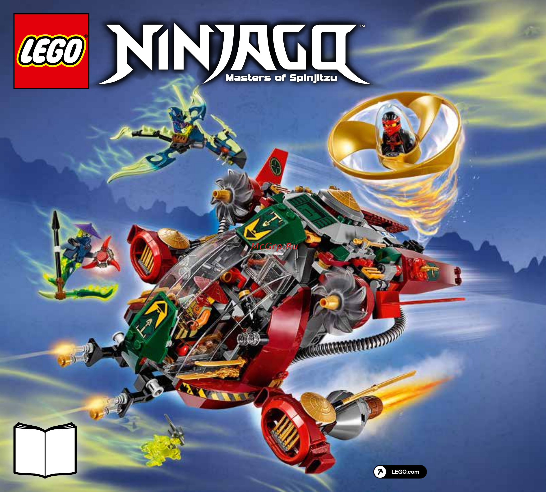 Lego ninjago 70735 корабль r.e.x. ронана Инструкция по эксплуатации онлайн