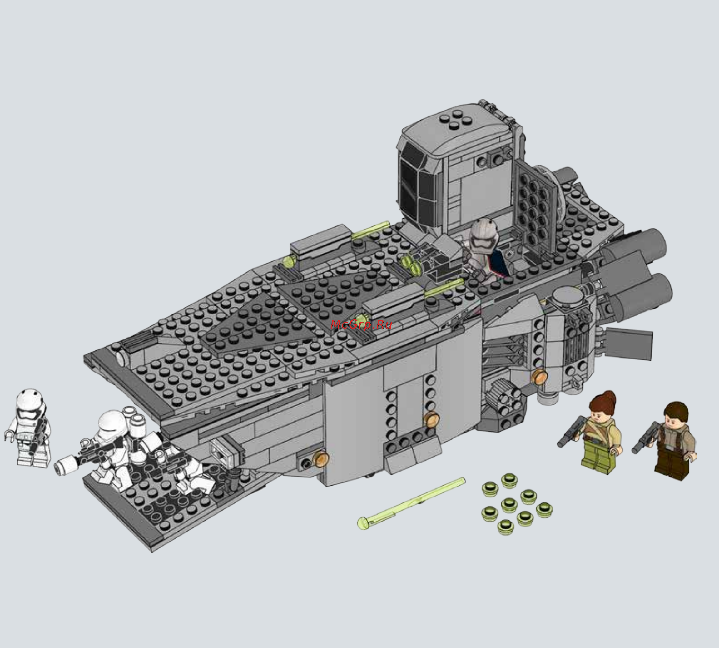 Lego star wars 75103 first order transporter Инструкция по эксплуатации онлайн [132/140] 156497