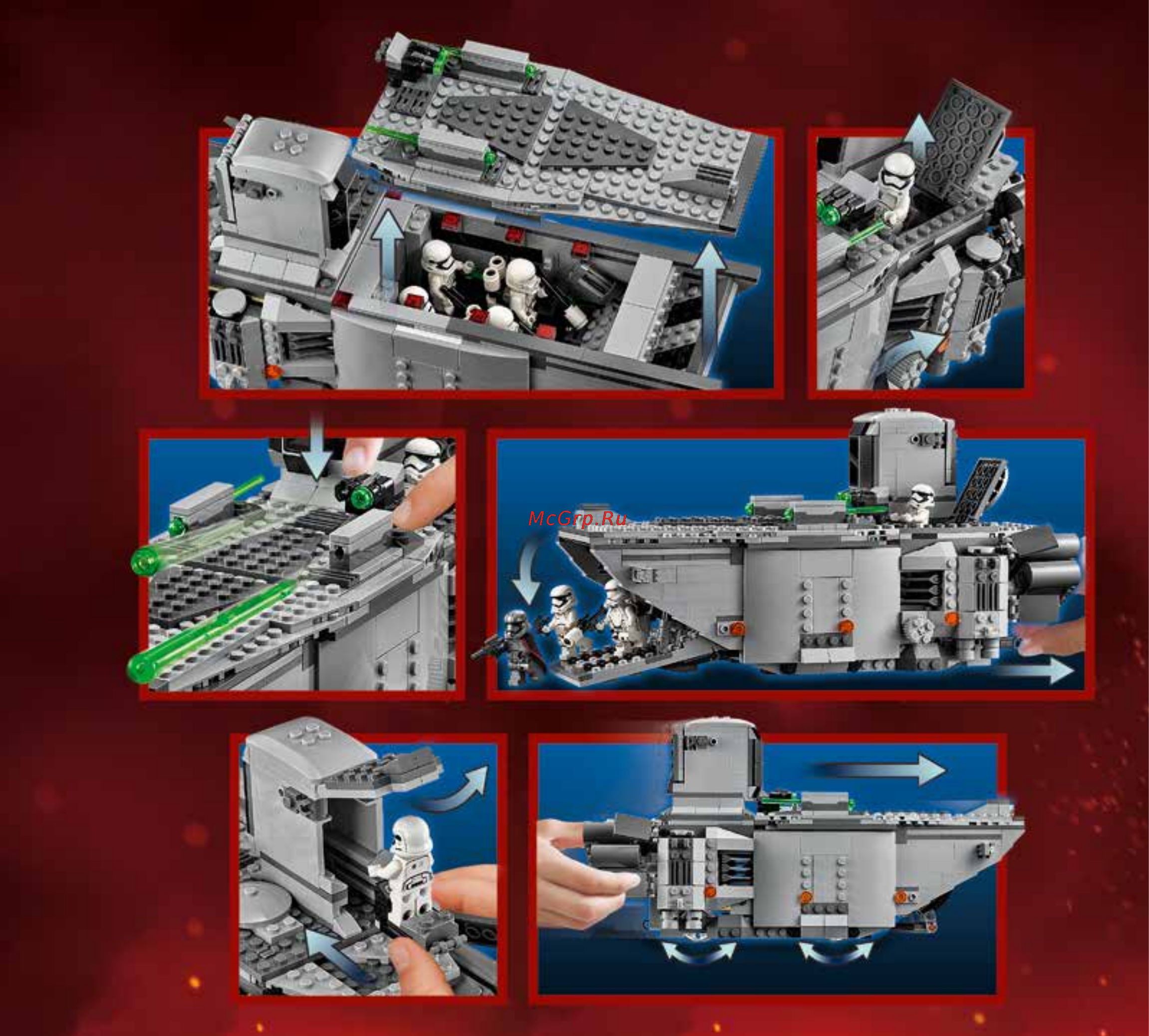Lego star wars 75103 first order transporter Инструкция по эксплуатации онлайн [135/140] 156497