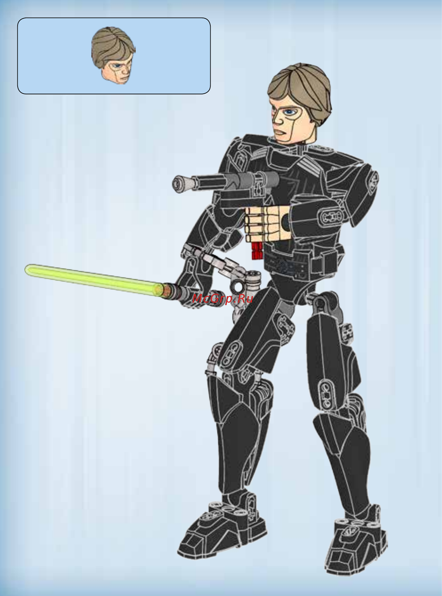 Lego star wars 75110 luke skywalker Инструкция по эксплуатации онлайн [30/36] 156505