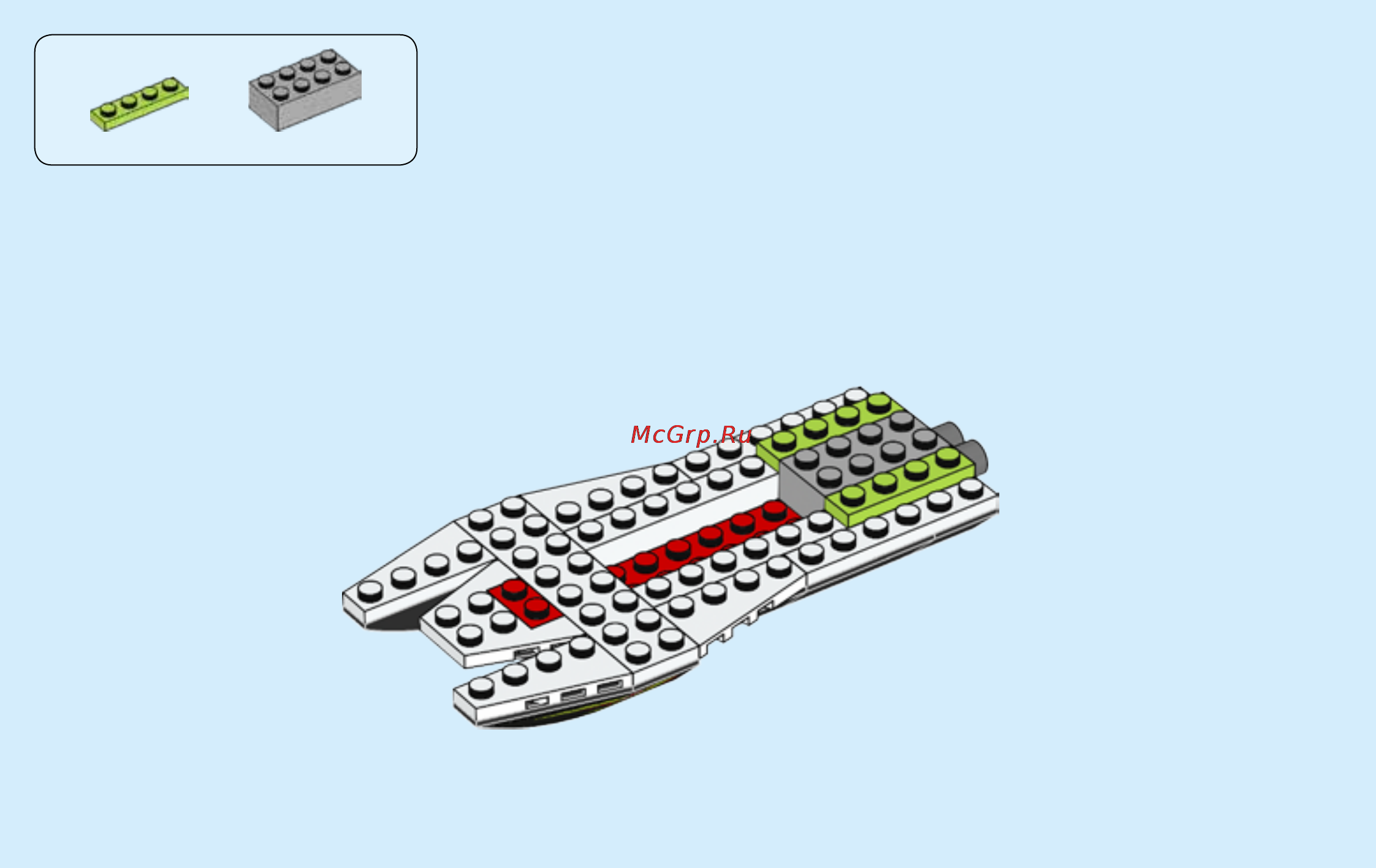 Lego city гоночный катер Инструкция по эксплуатации онлайн [16/48] 156513