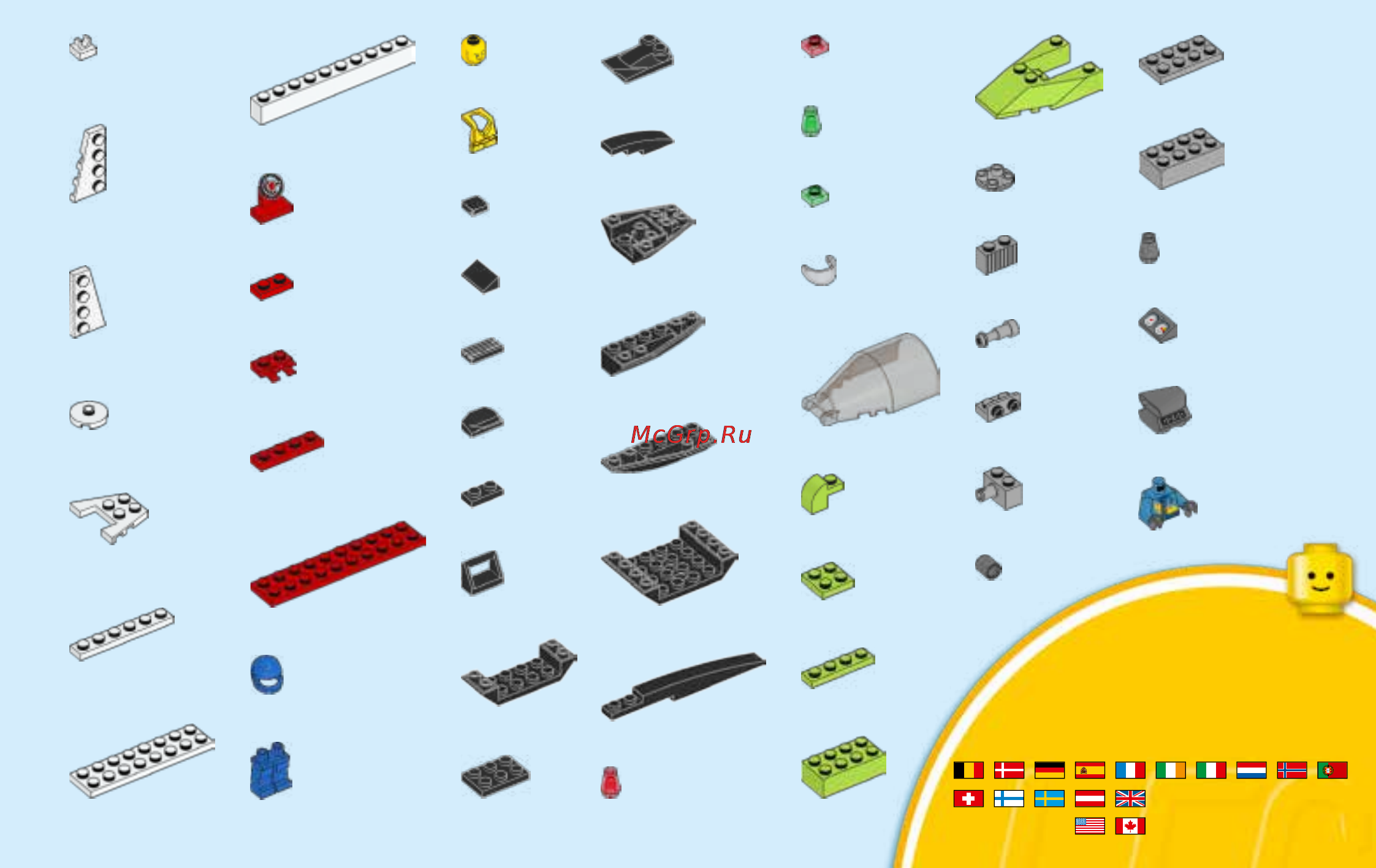 Lego city гоночный катер [47/48] 00800 5346 5555 1 800 422 5346