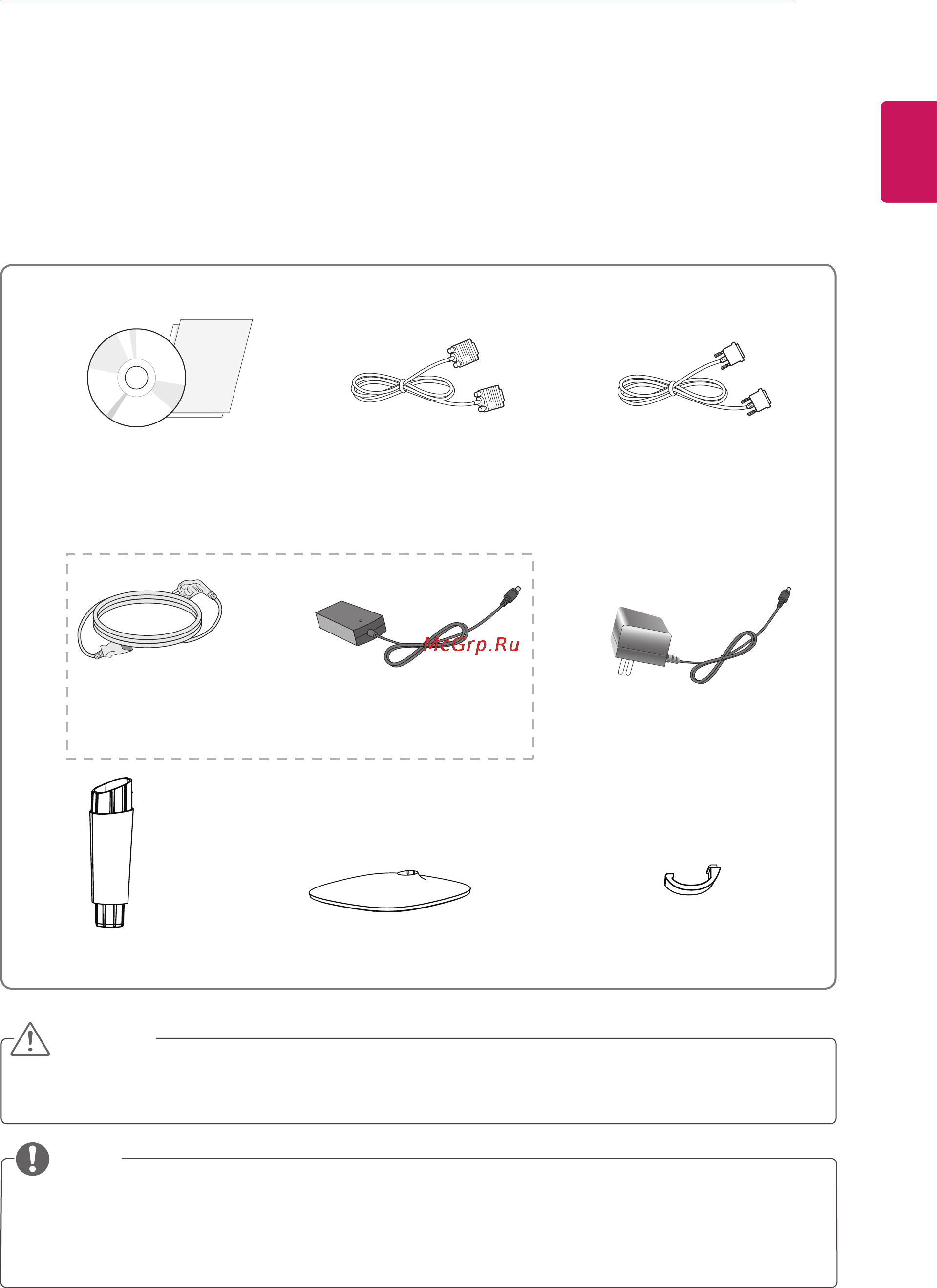 LG 24m35a [4/38] Assembling and preparing