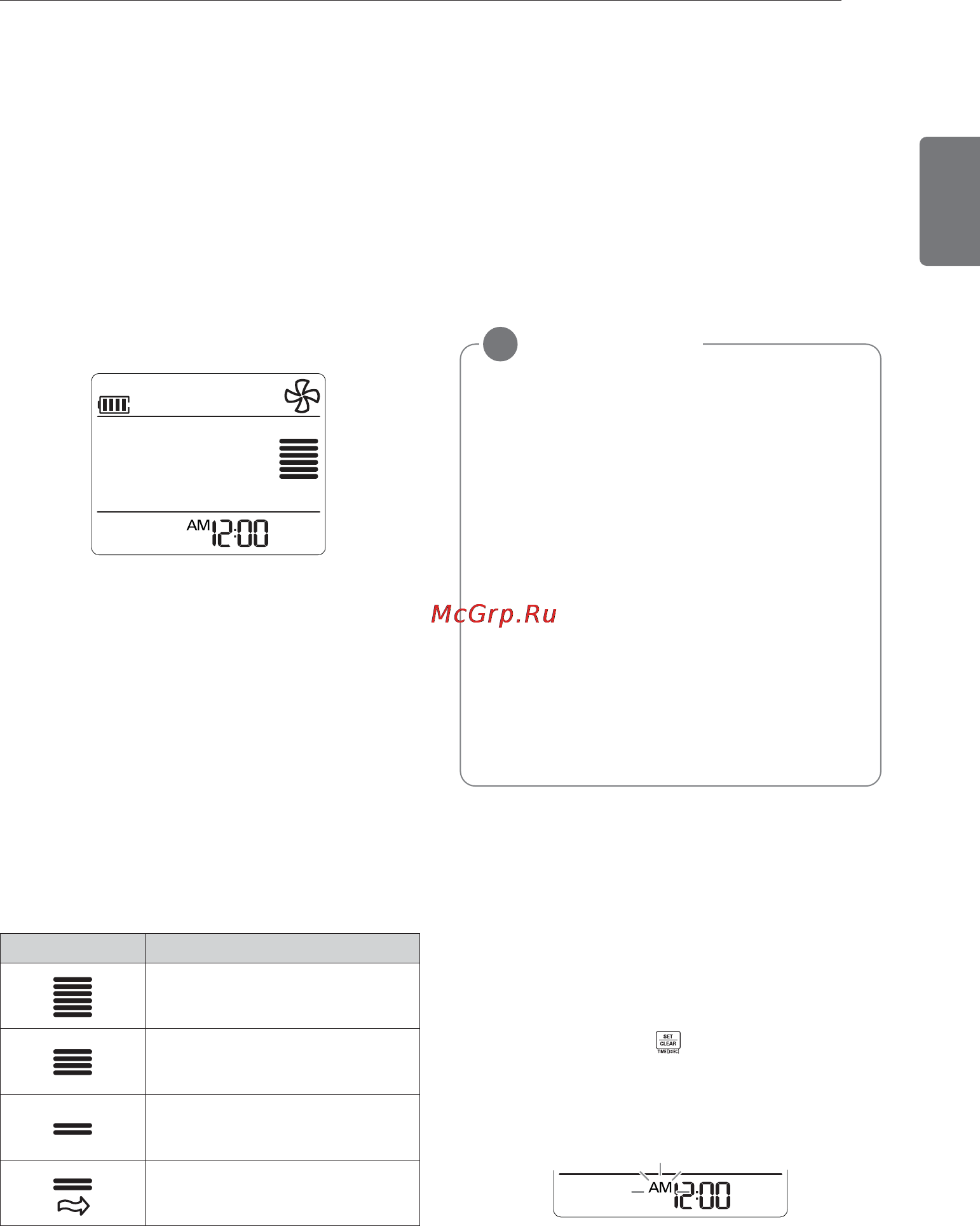 LG cs12awk [11/21] Проветривание комнаты