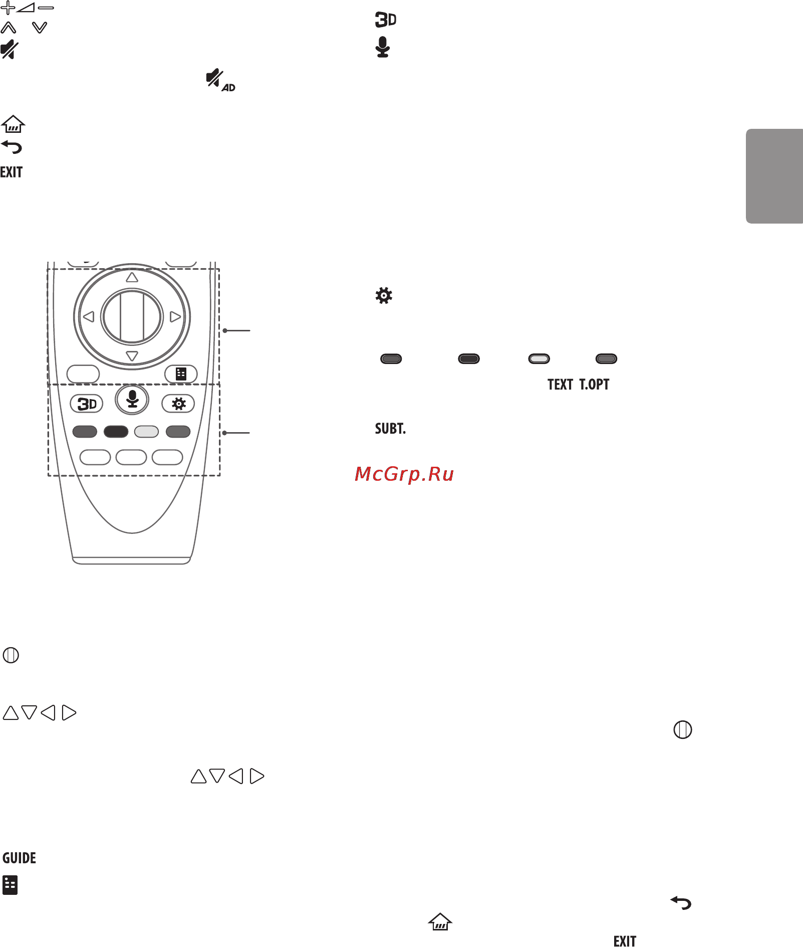 LG 50lf653v [61/87] Реєстрація пульта дистанційного керування magic motion