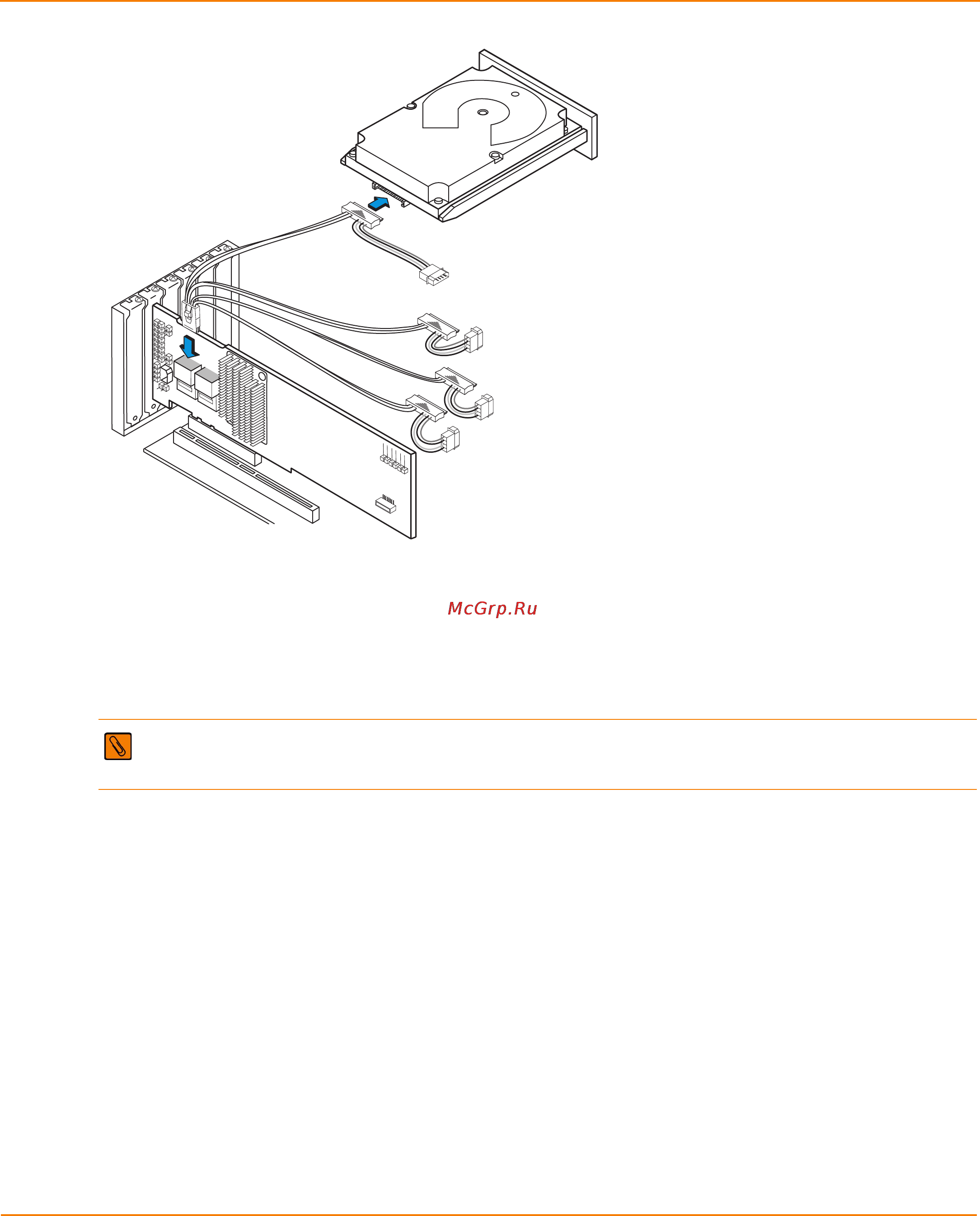 LSI Logic megaraid sas 9260-4i sgl [26/92] Connecting a raid controller with external connectors to a drive enclosure