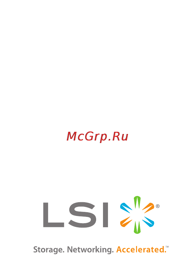 LSI Logic megaraid sas 9260-8i kit Инструкция по эксплуатации онлайн [92/92] 156705