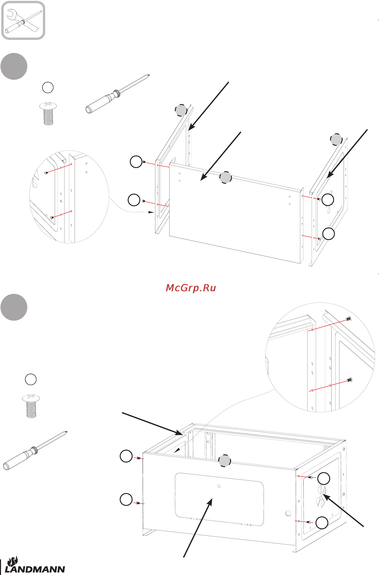 Landmann 11430 [16/28] Back wall l