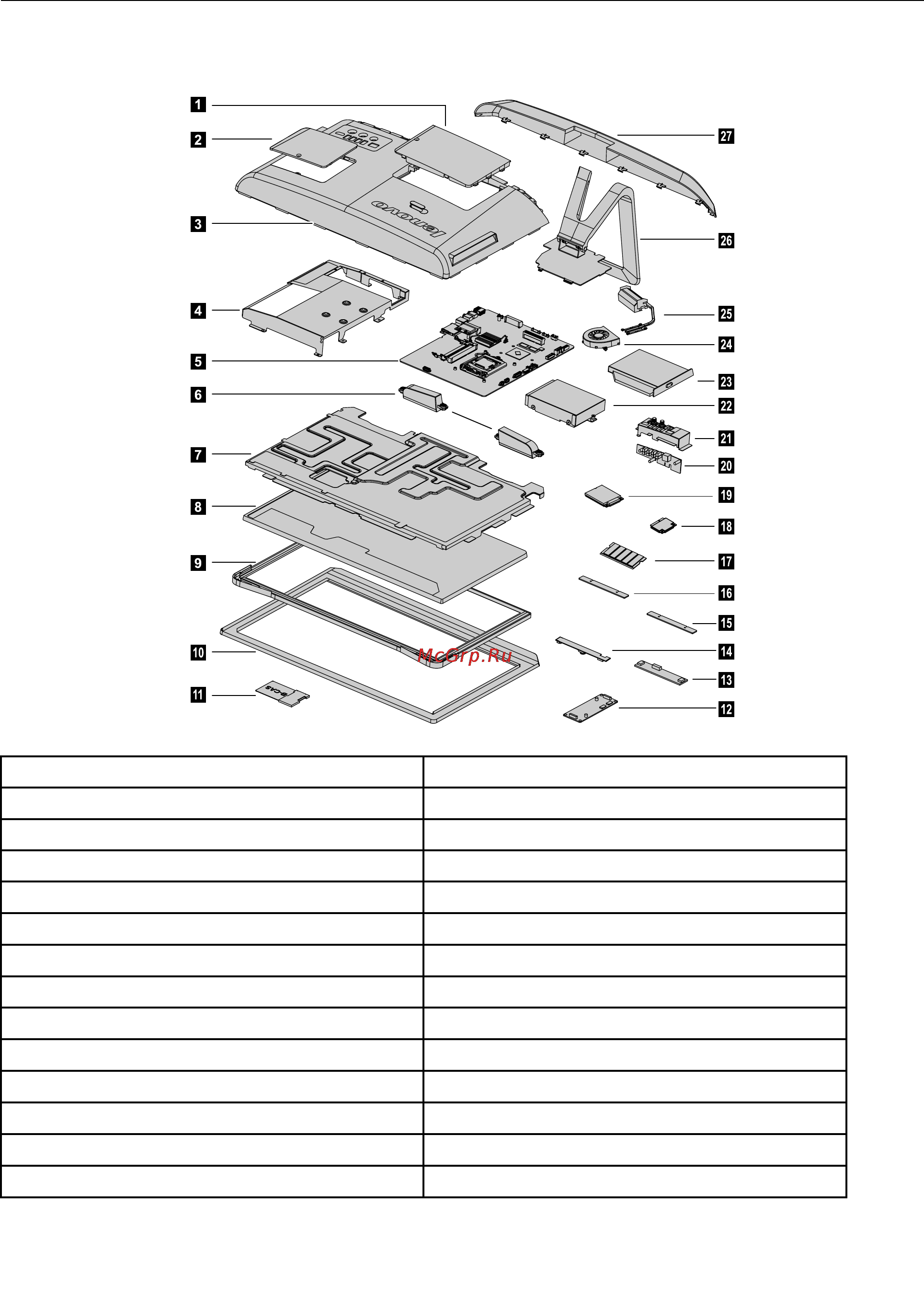 Lenovo ideacentre c345, 57-311160 [26/61] Hardware components