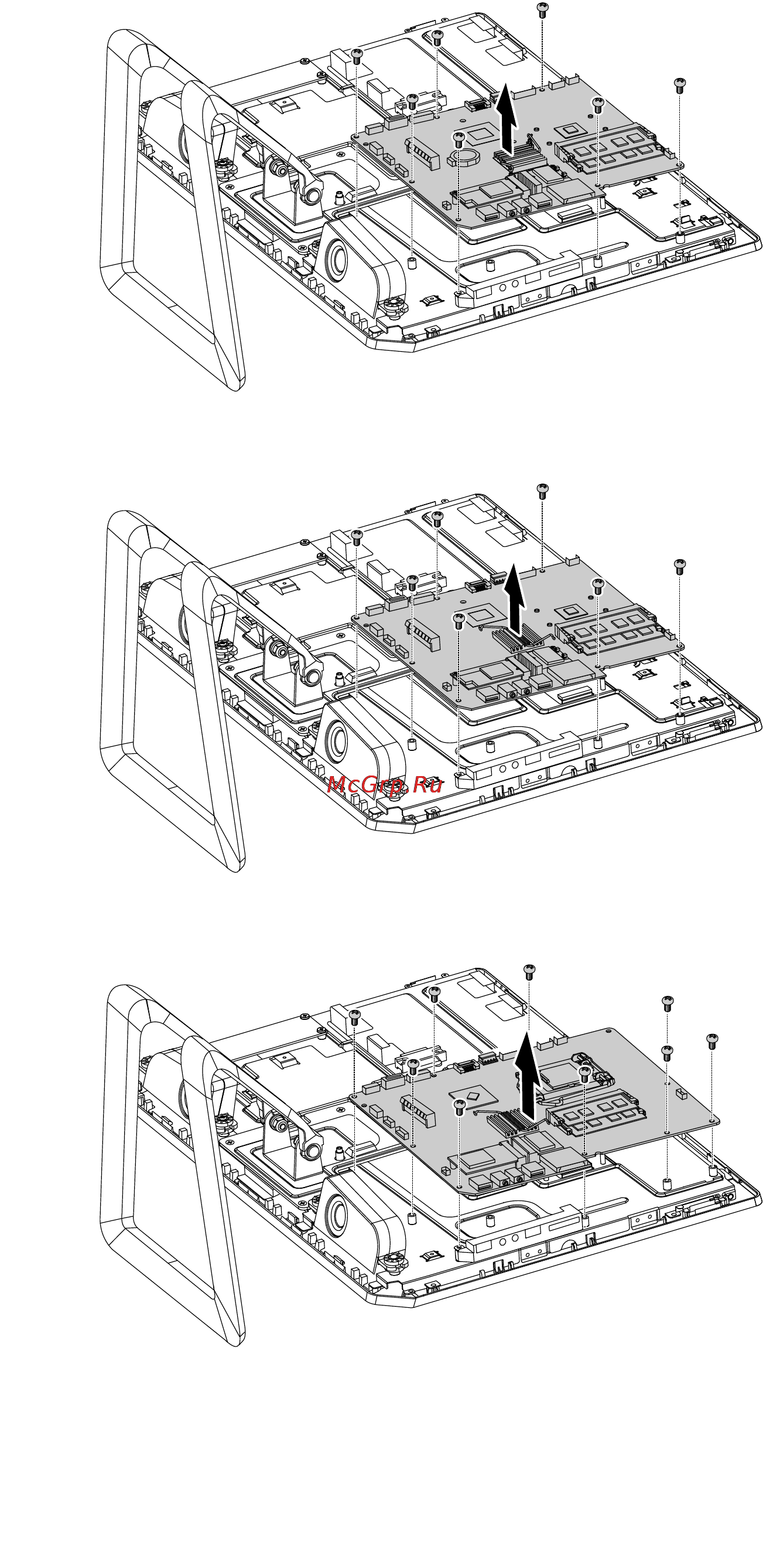 Lenovo ideacentre c345, 57-311160 [54/61] Replacing the camera