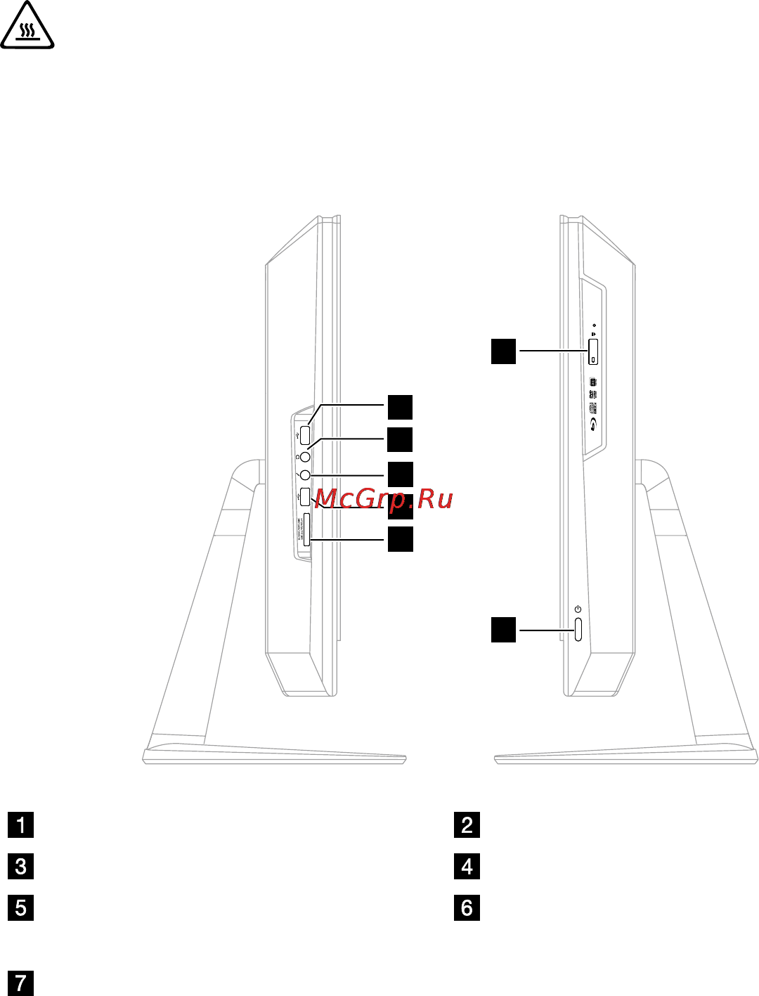 Lenovo ideacentre b750, 57-320185 [8/53] Вид компьютера слева и справа
