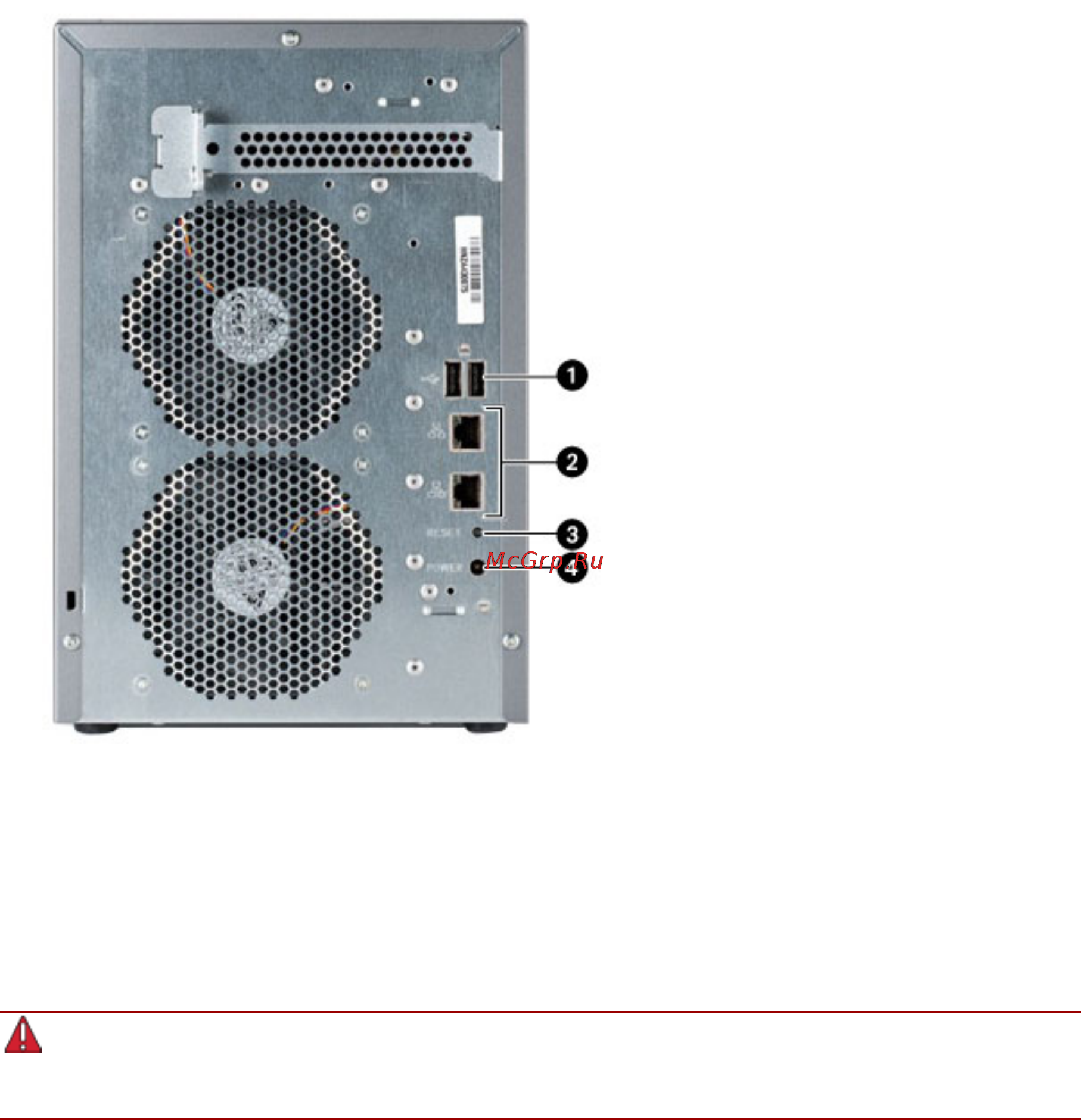 Lenovo px6-300d nas [15/188] Задняя панель