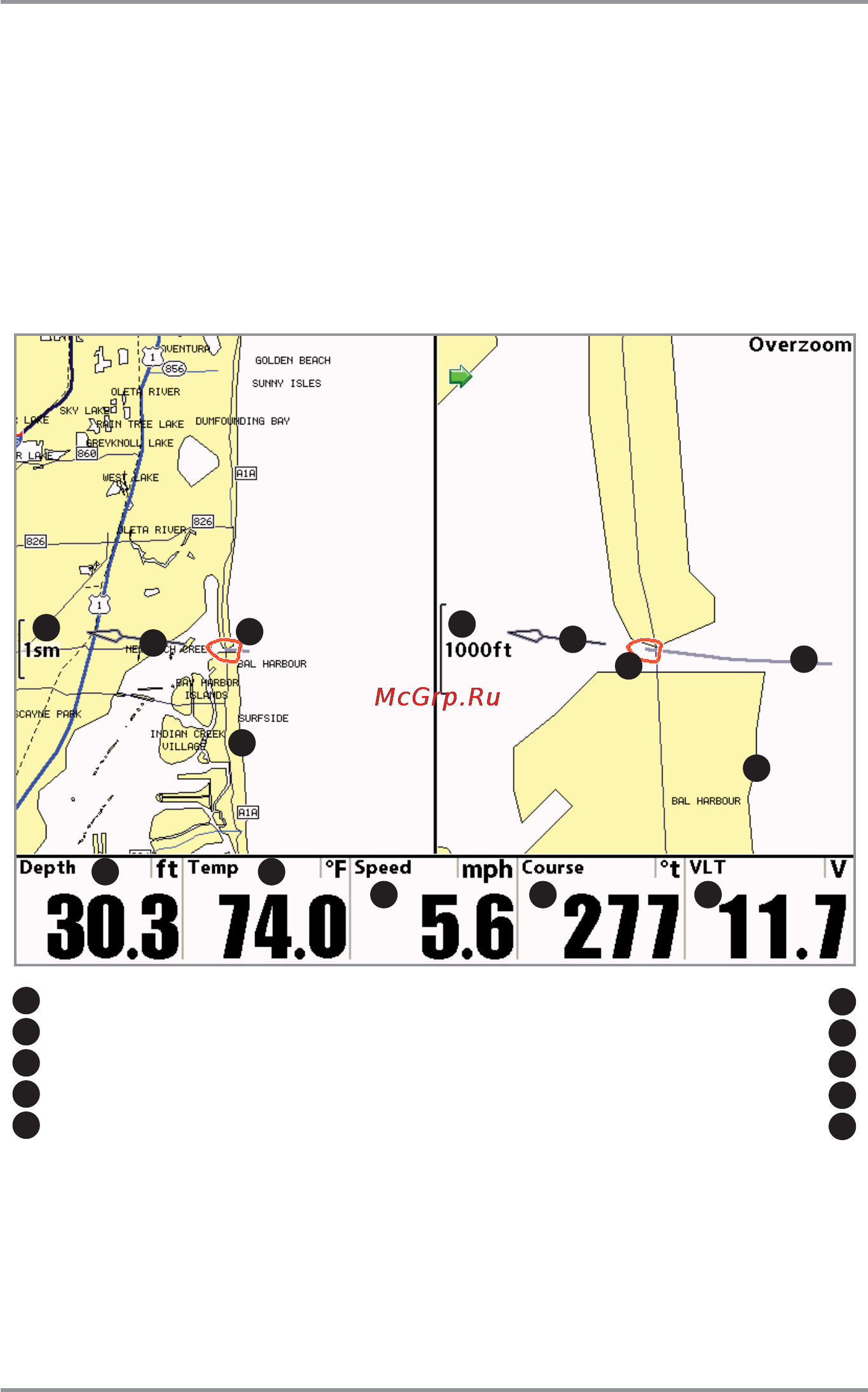 Humminbird 1197c SI Combo [98/199] Chart chart combo view