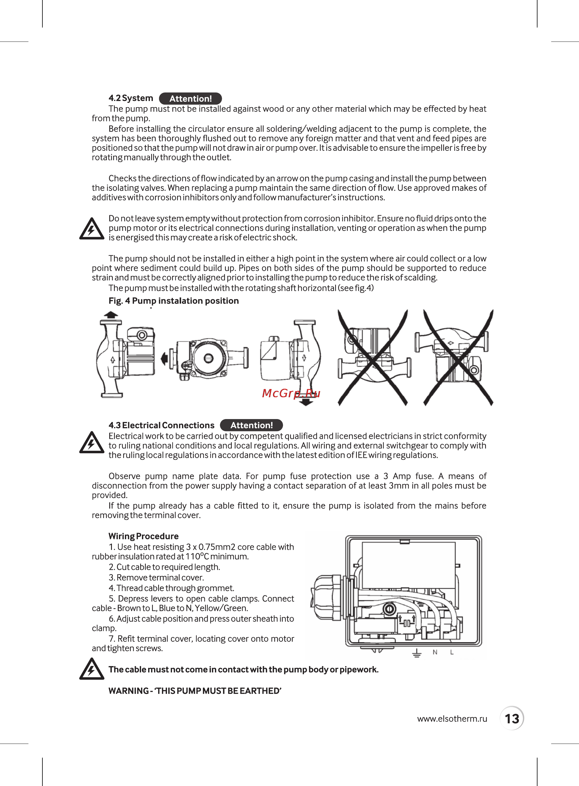 Elsotherm ELS 32/6 Инструкция по эксплуатации онлайн [13/16] 156952