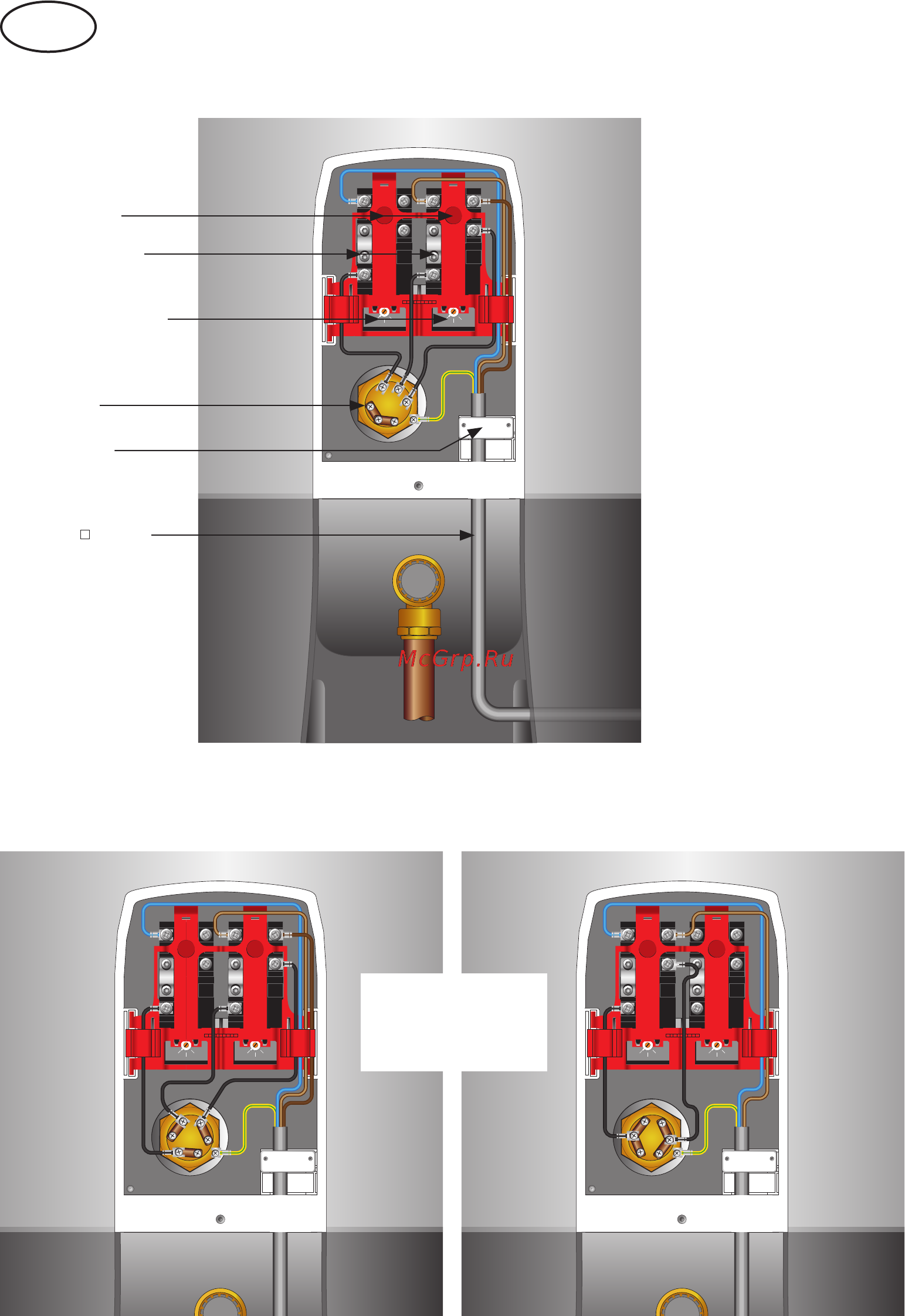 OSO Super S 120 3 кВт [20/44] Electrical connections super sa