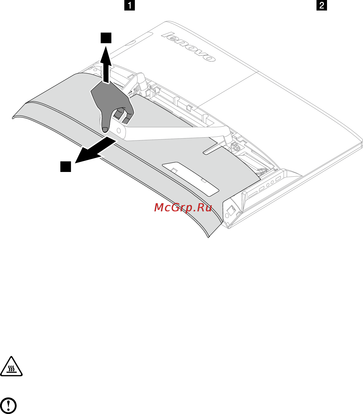 Lenovo ideacentre c360, 57-326446 [48/61] Replacing a memory module