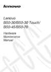 Lenovo b50-30, 59-426187 Инструкция по эксплуатации