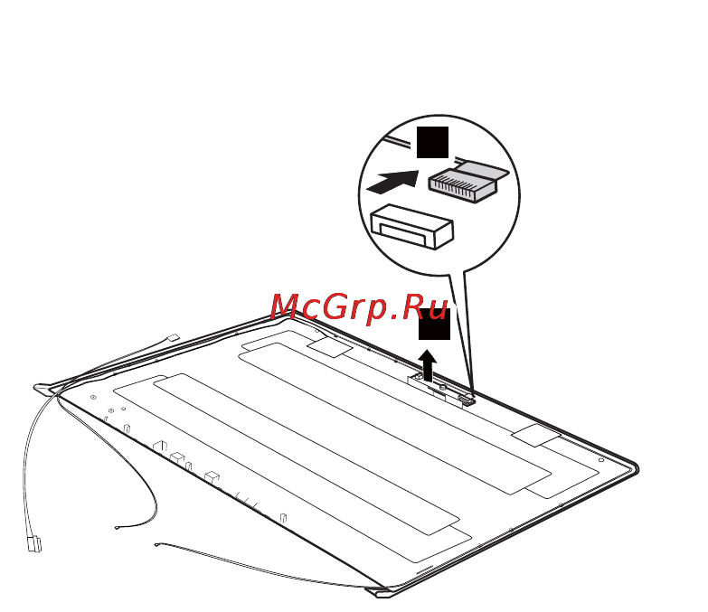 Lenovo b50-30, 59-426189 [67/88] Antenna lcd cable and integrated camera