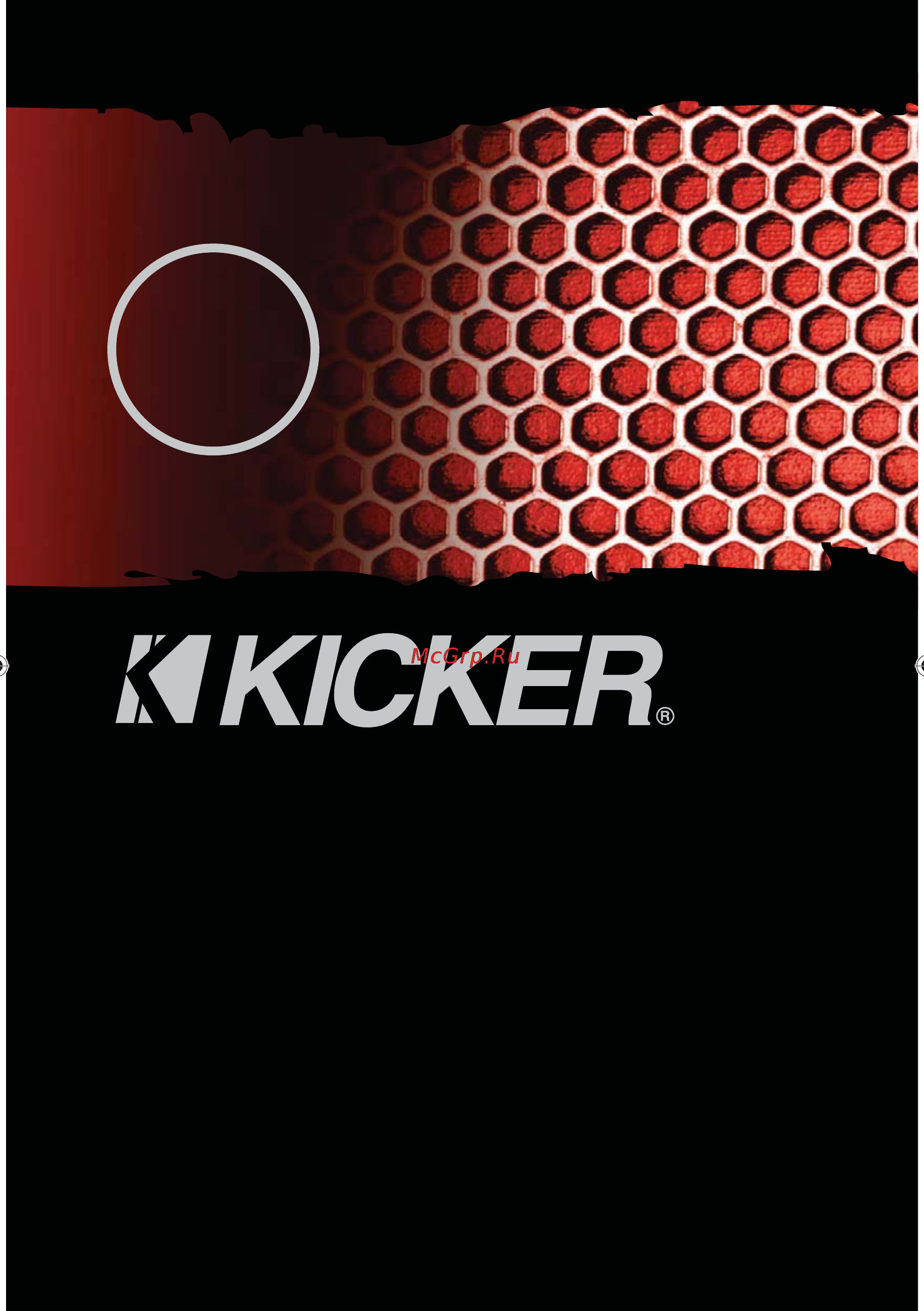 Kicker RS65.2 Инструкция по эксплуатации онлайн