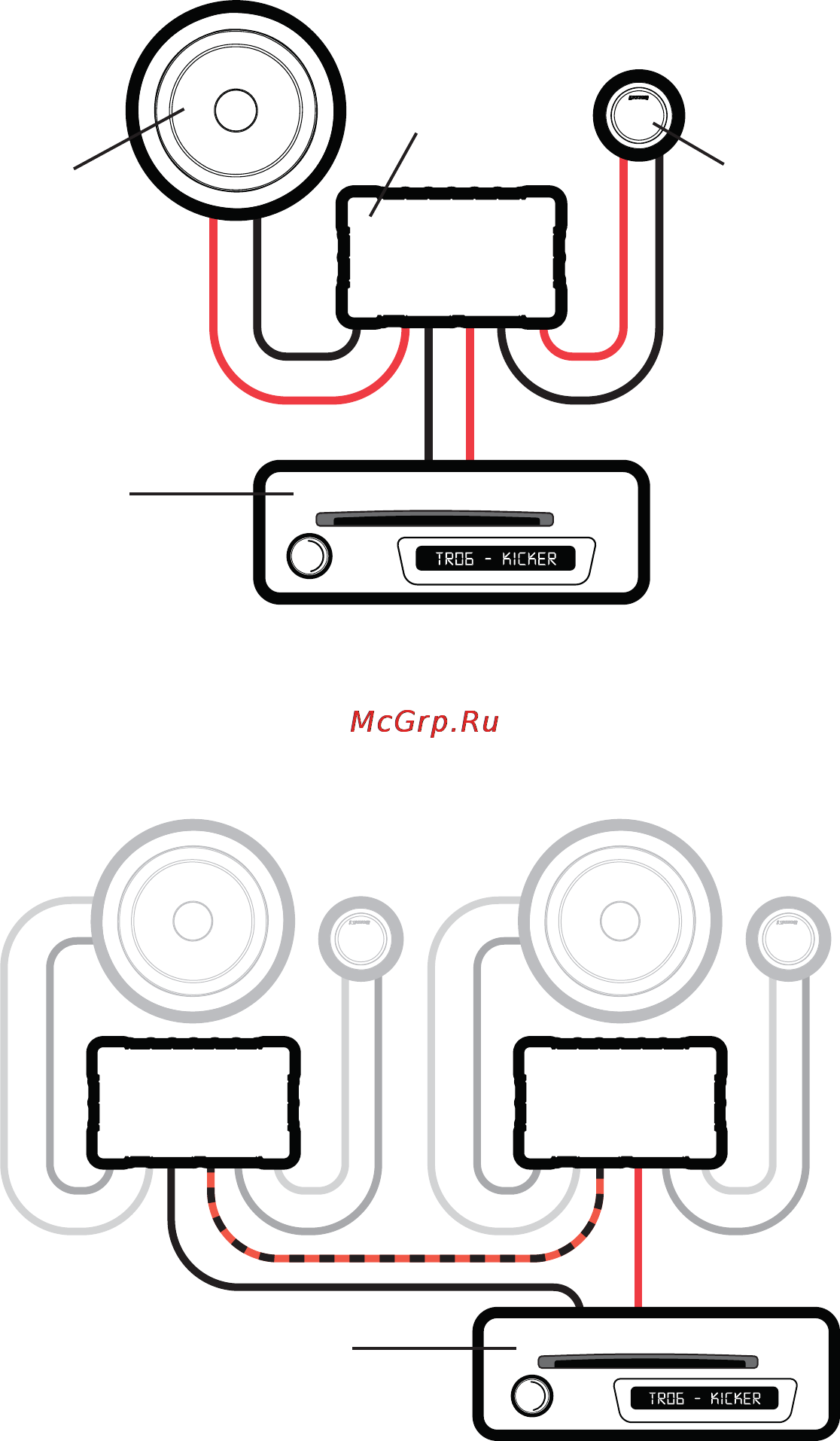 Kicker RS60.2 [5/12] Кроссовер в двухполосной конфигурации два компонента на канал