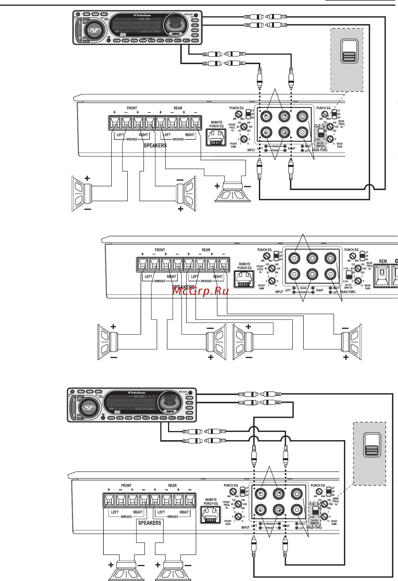 Rockford Fosgate T600-4 [9/12] Установка
