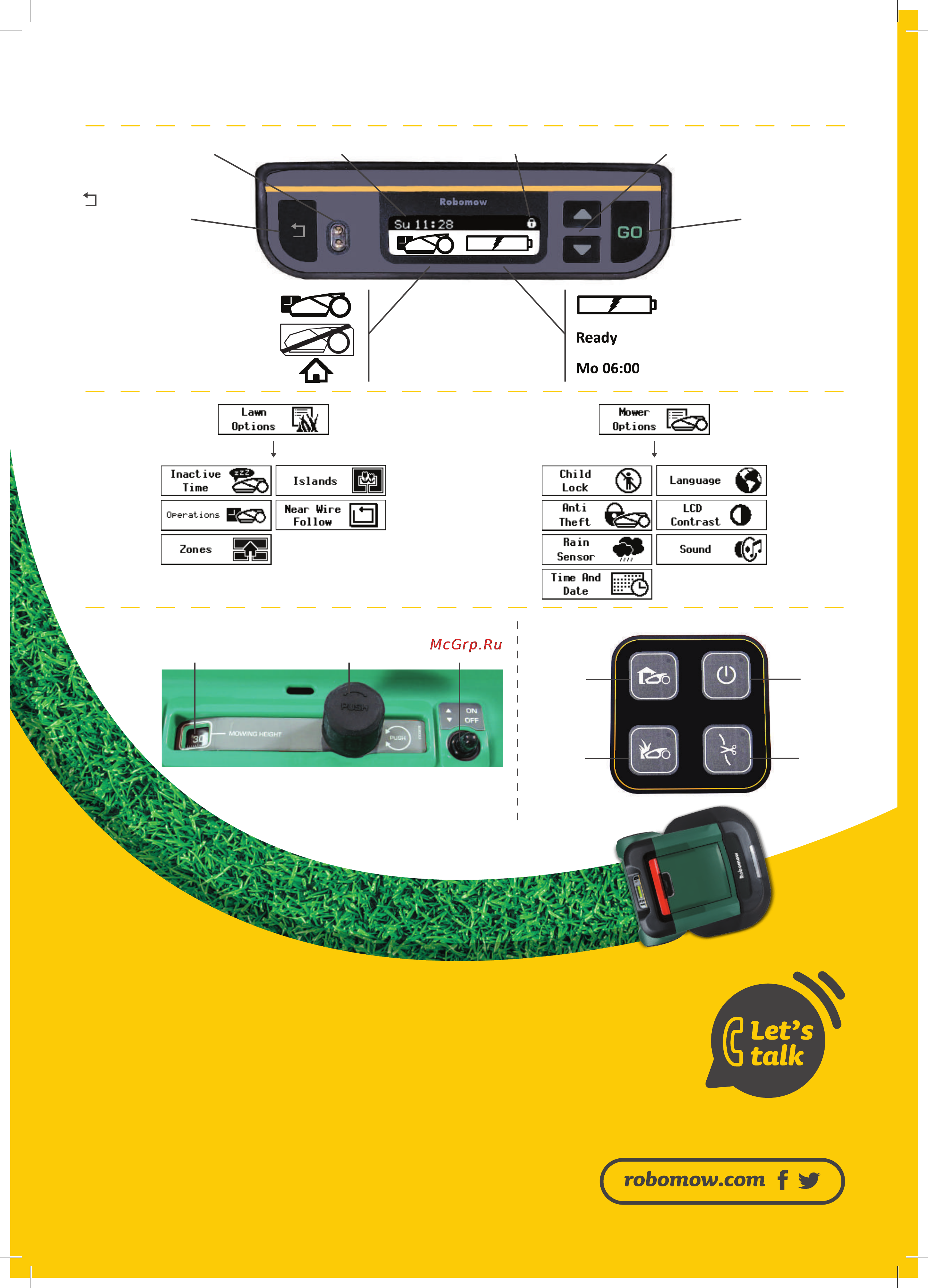 Robomow RC304 Инструкция QuickStart онлайн