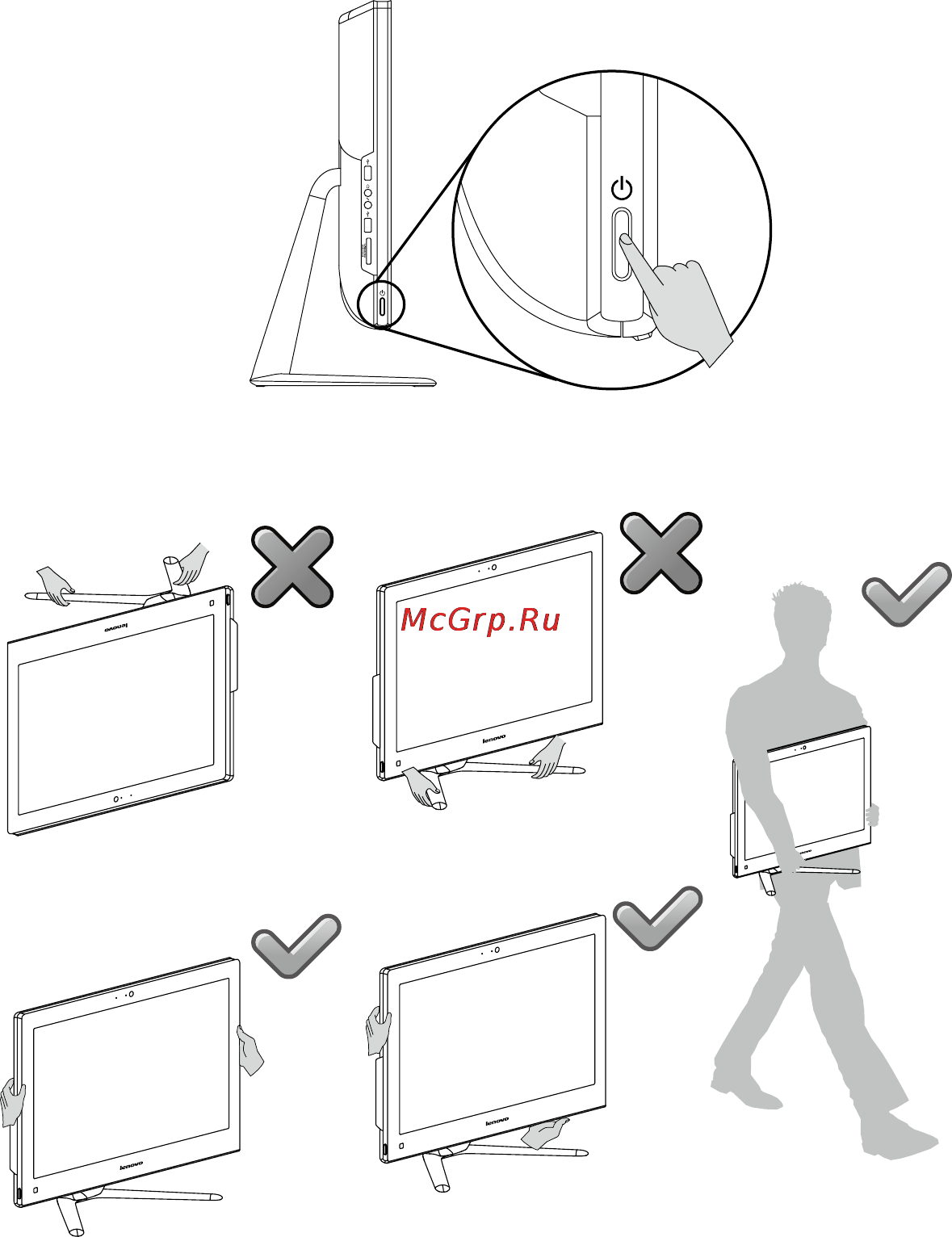 Lenovo ideacentre c455, 57-330659 [15/55] Важная информация по использованию компьютера