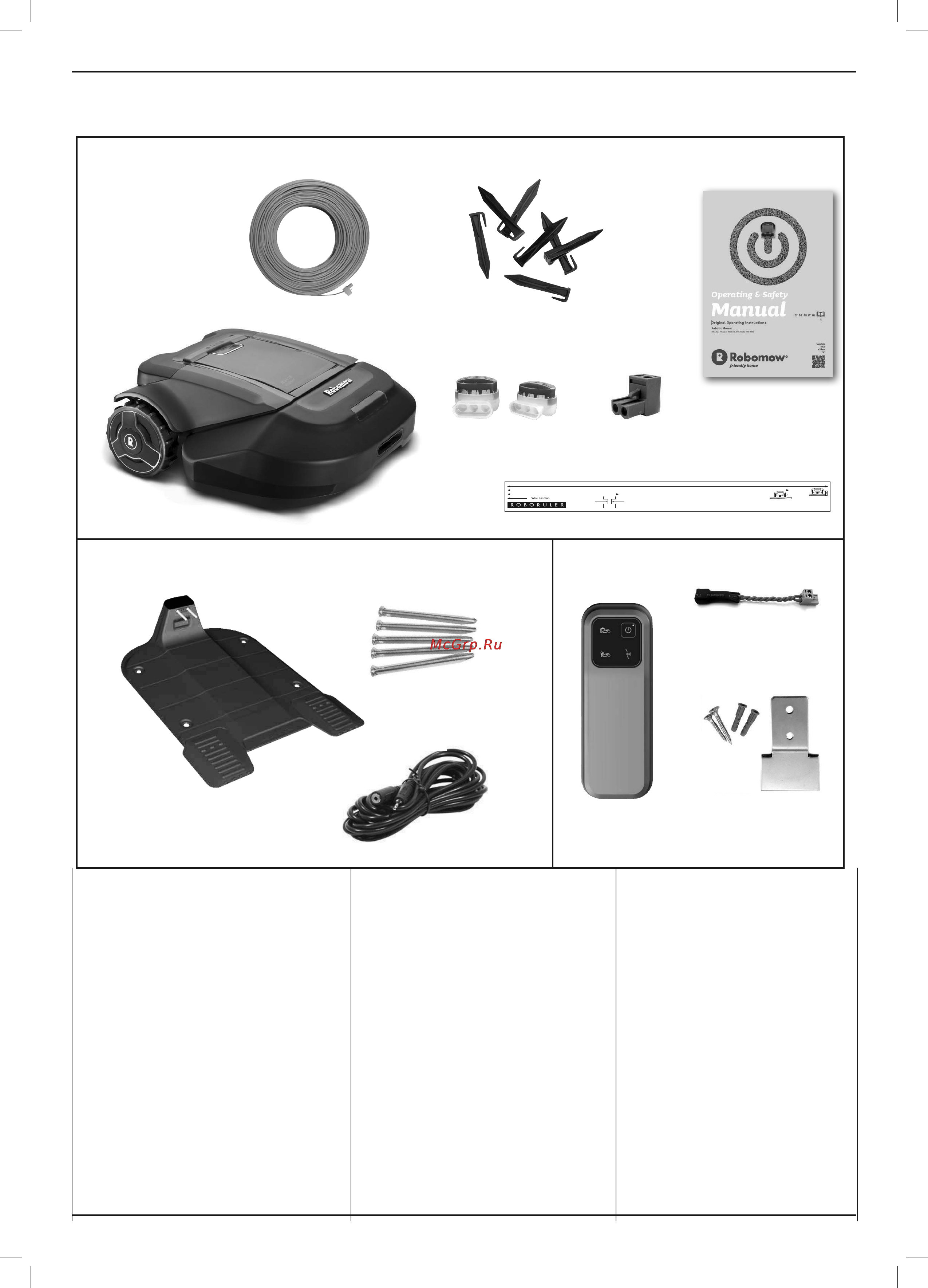 Robomow TS1000 [9/62] What s in the box