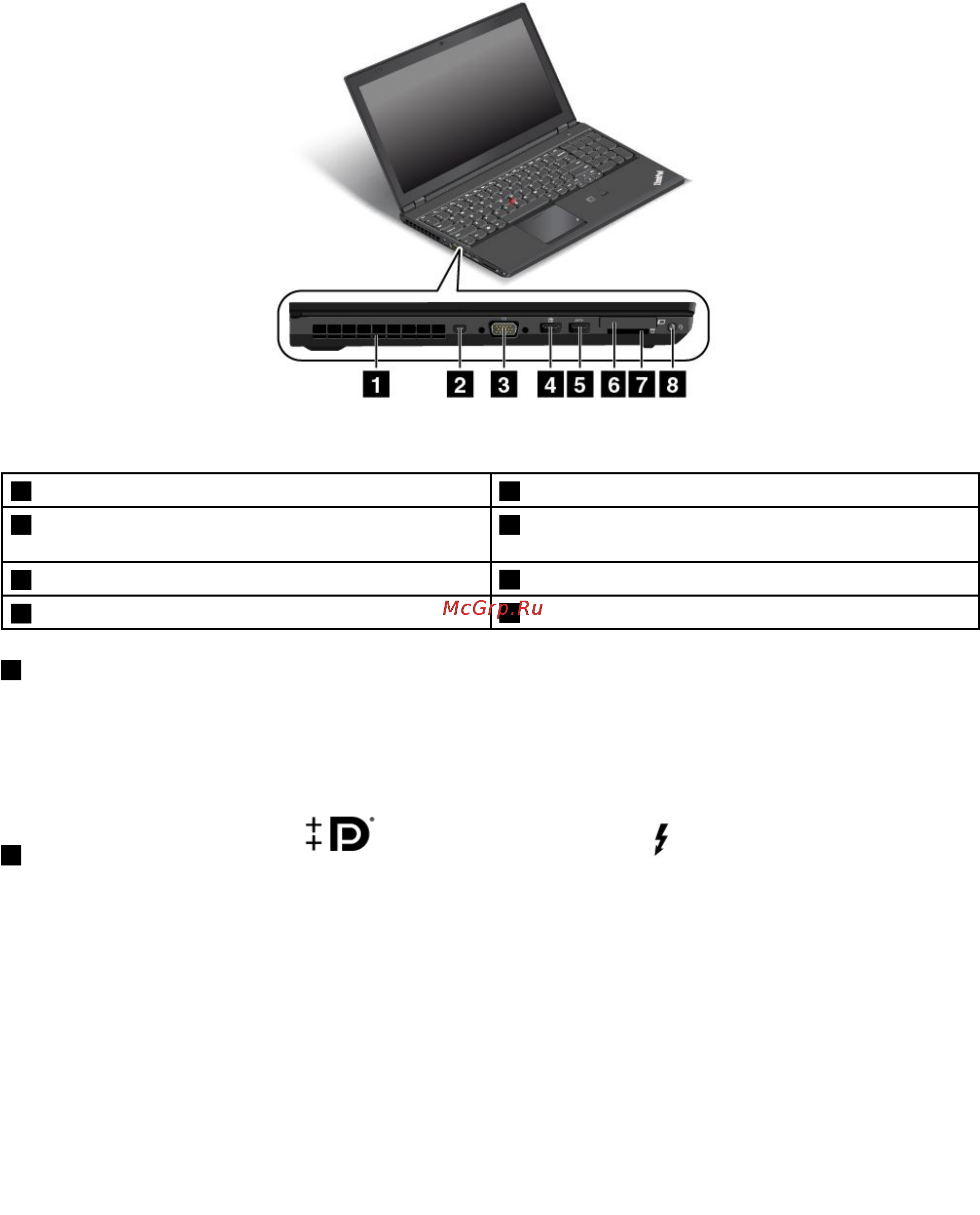 Lenovo thinkpad t540p, 20be0098rt [20/182] Left side view