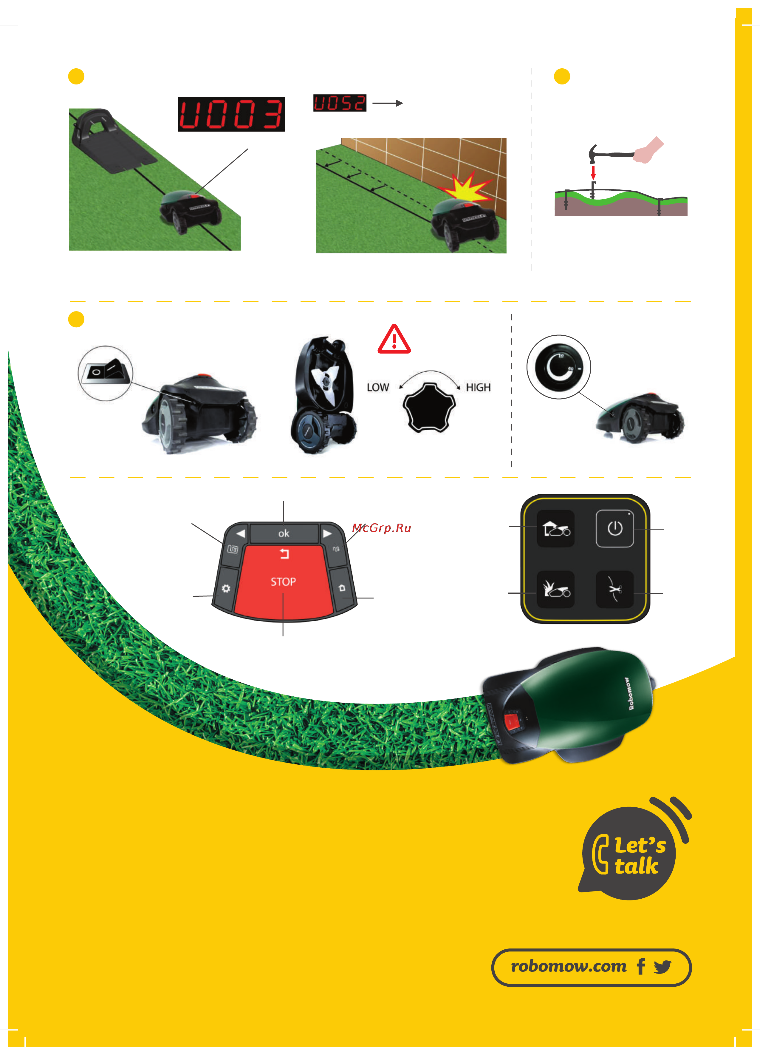 Robomow TC150 Инструкция QuickStart онлайн