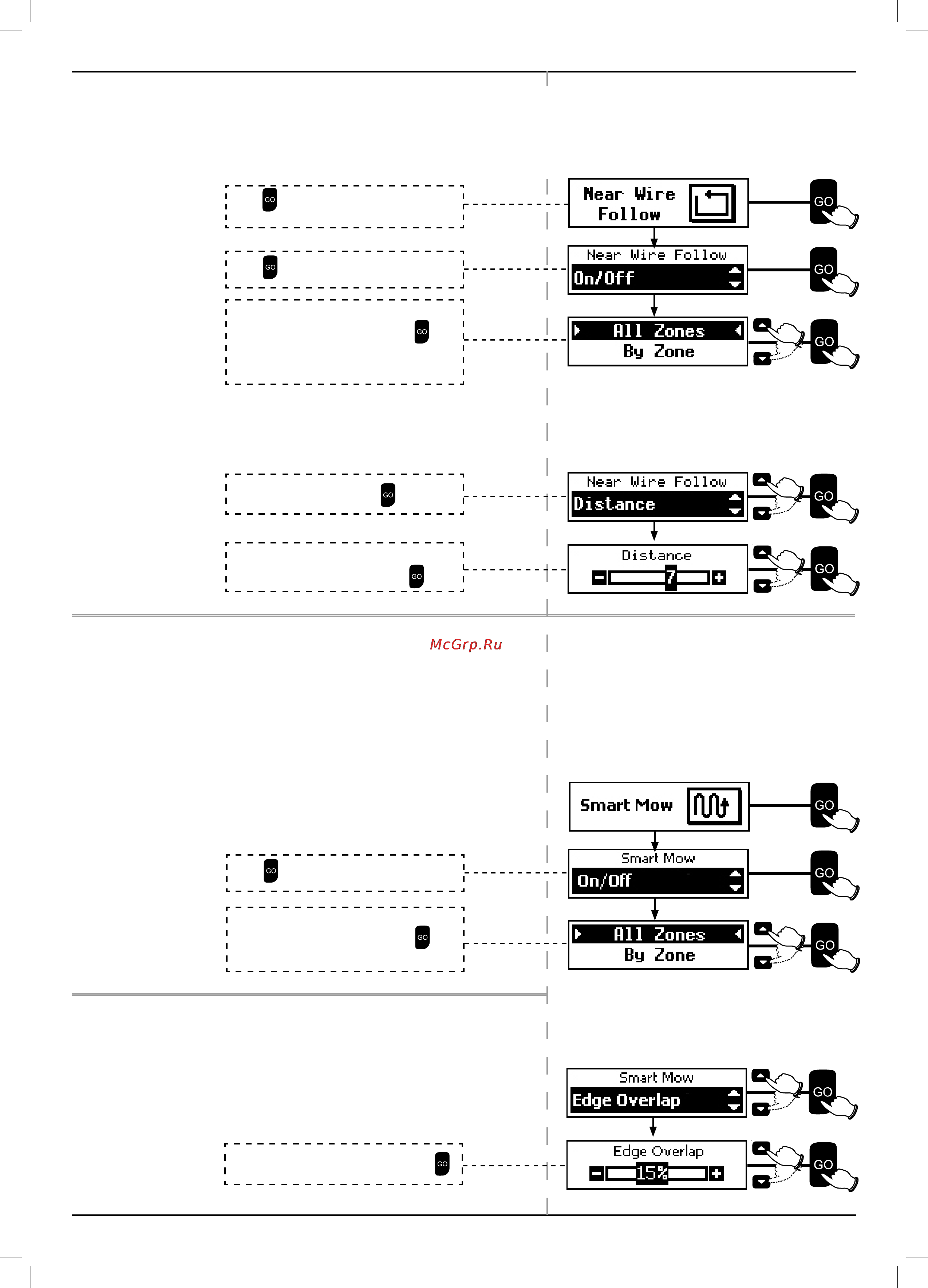 Robomow RS630 [36/56] Near wire follow