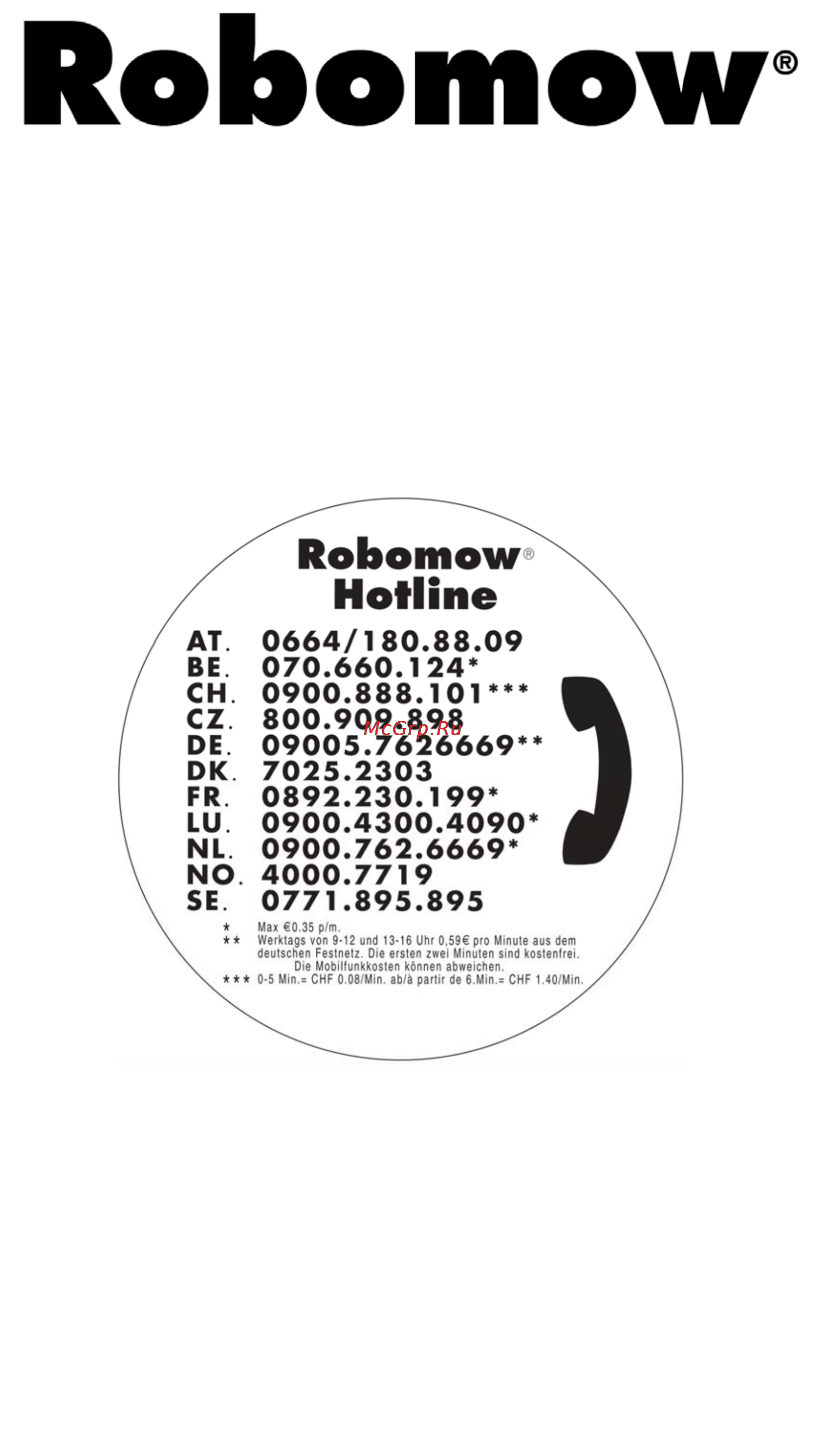 Robomow RM200 [44/44] Www robomow eu www robomow com