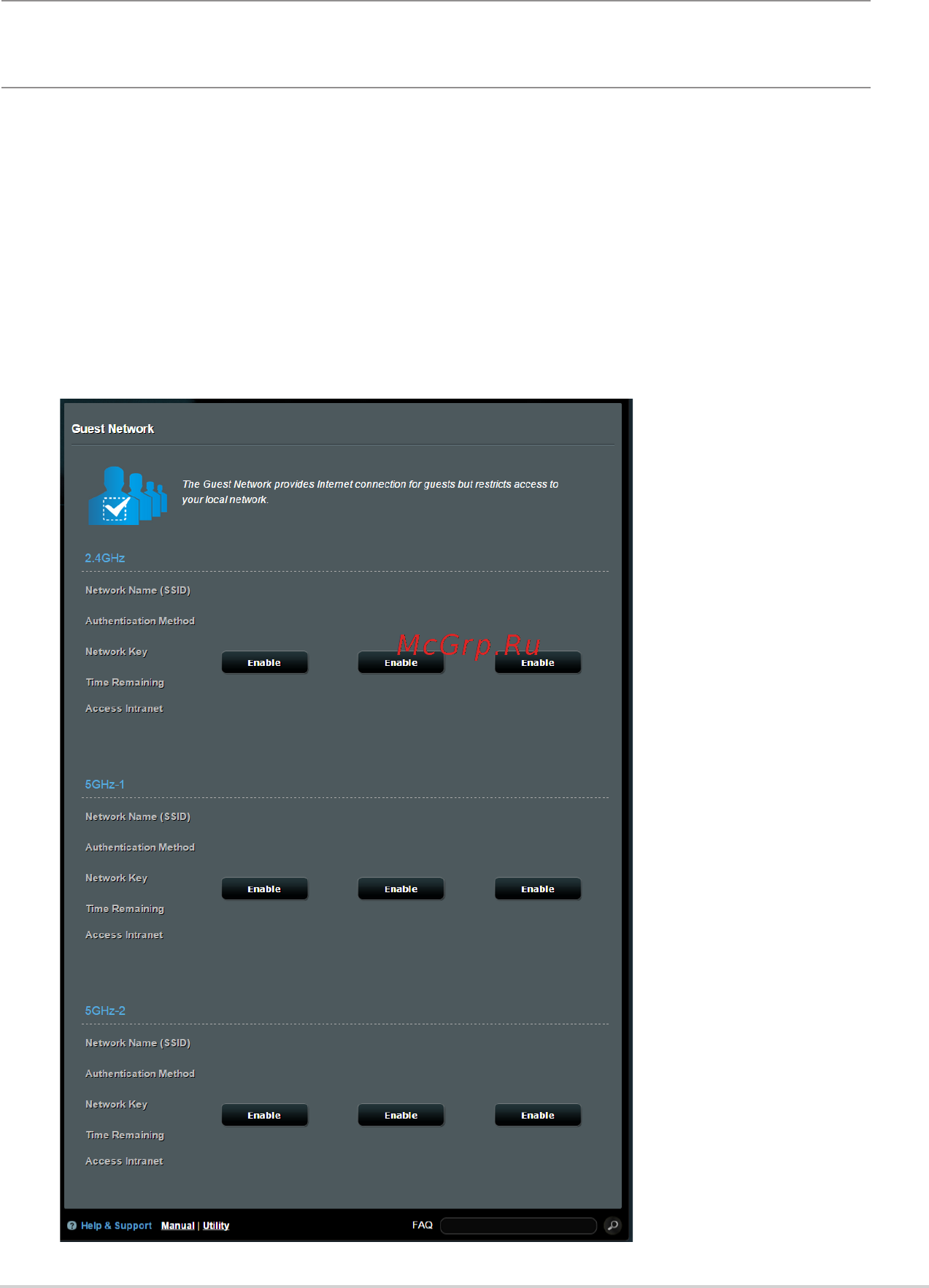 Asus rt-ac5300 [27/142] Creating a guest network
