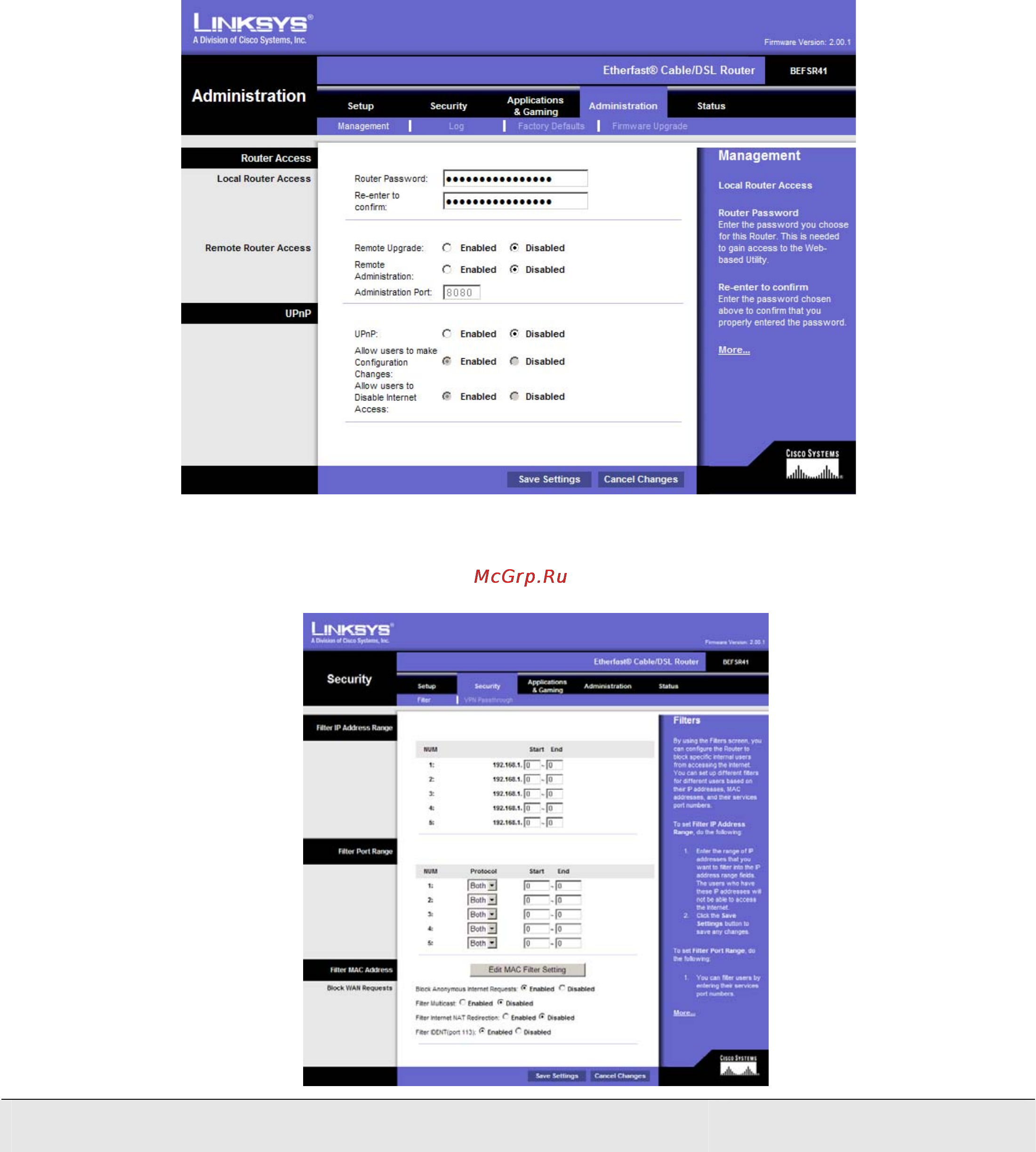 Linksys WRT54GL Краткое руководство по настройке онлайн [11/16] 46199