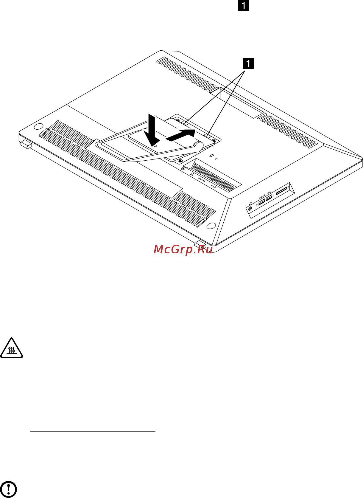 Lenovo thinkcentre s50-30, f0ba0042rk [38/51] Removing and reattaching the monitor stand