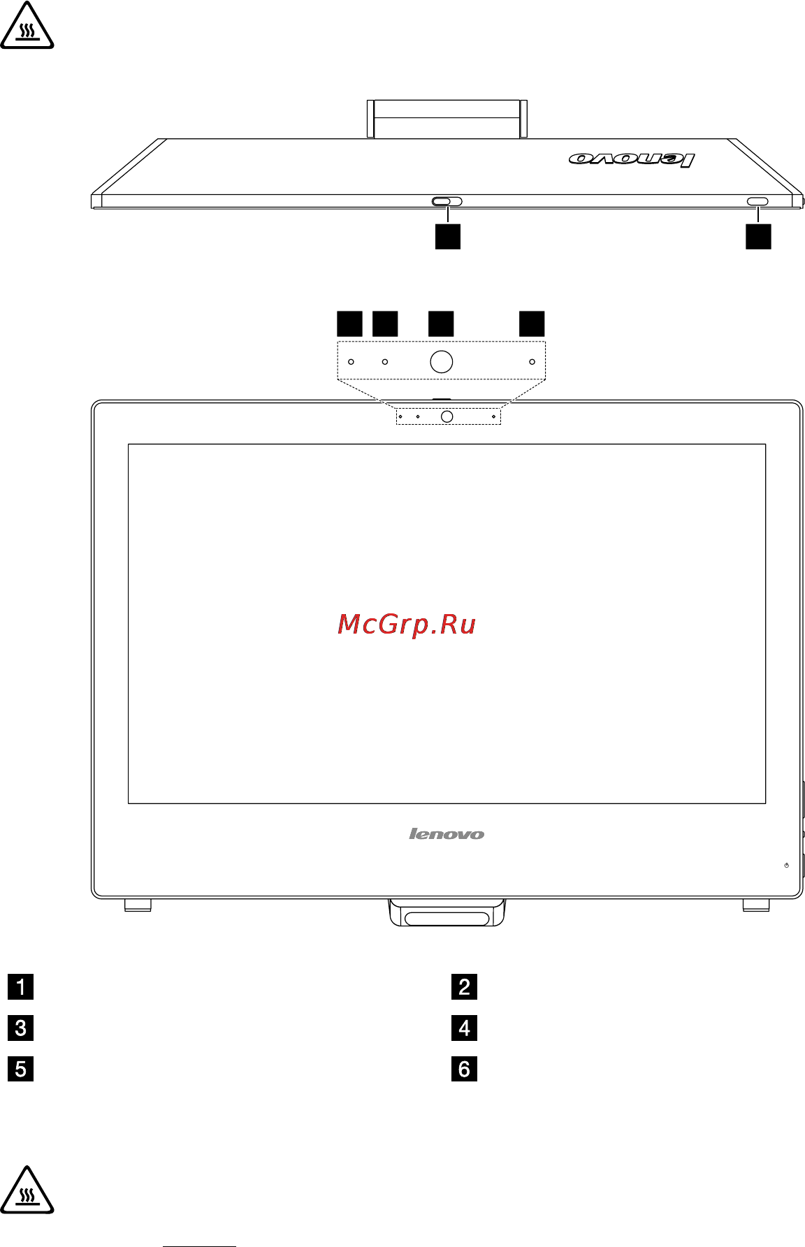 Lenovo thinkcentre s50-30, f0ba003yrk [7/51] Front view of the computer