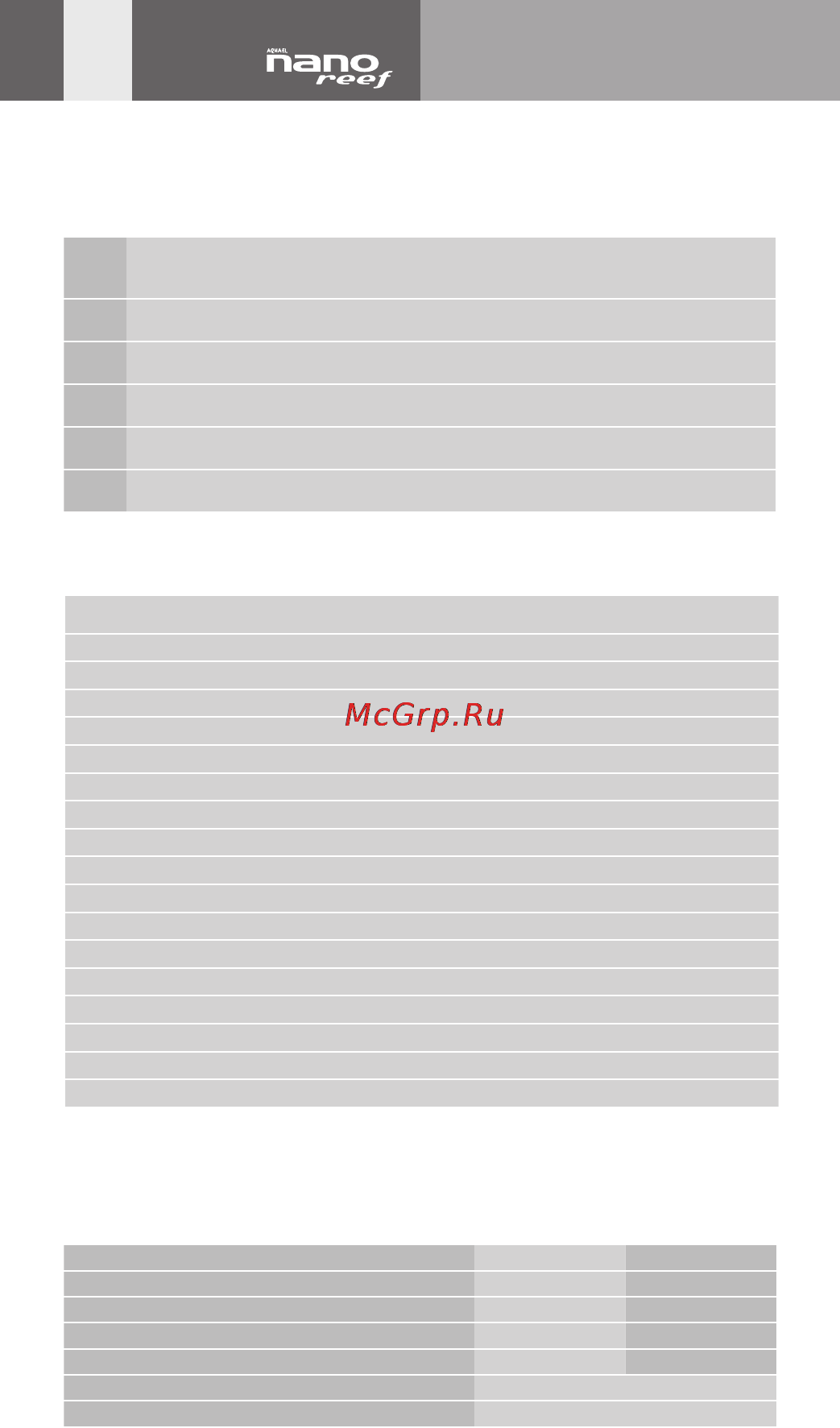 Aquael NANO REEF 30 чёрный [16/28] Compostion du kit