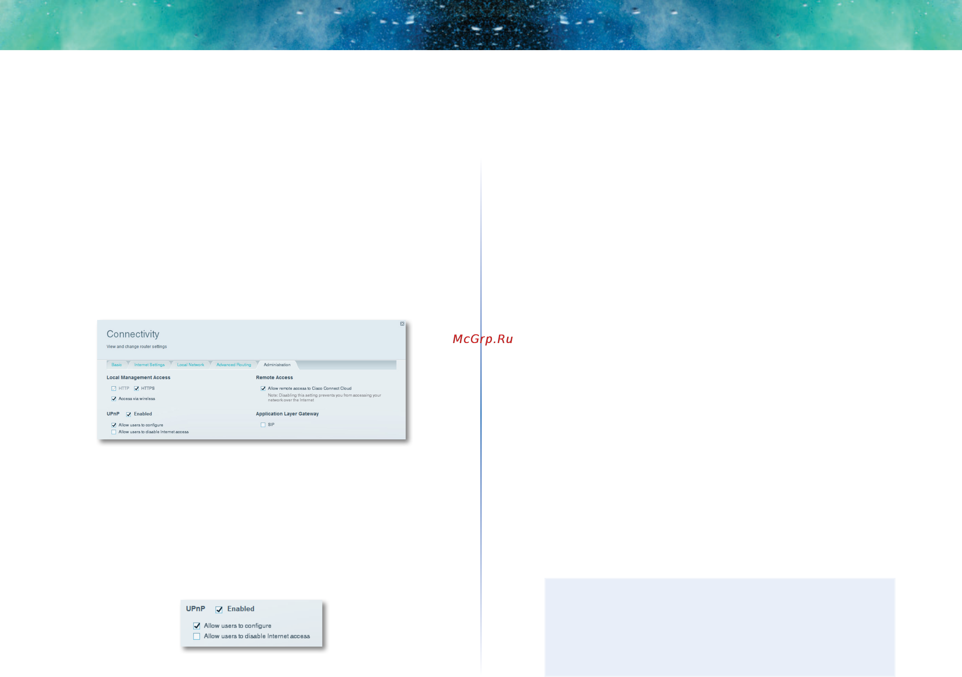 Linksys ea6700-ee [102/124] Configuration de upnp