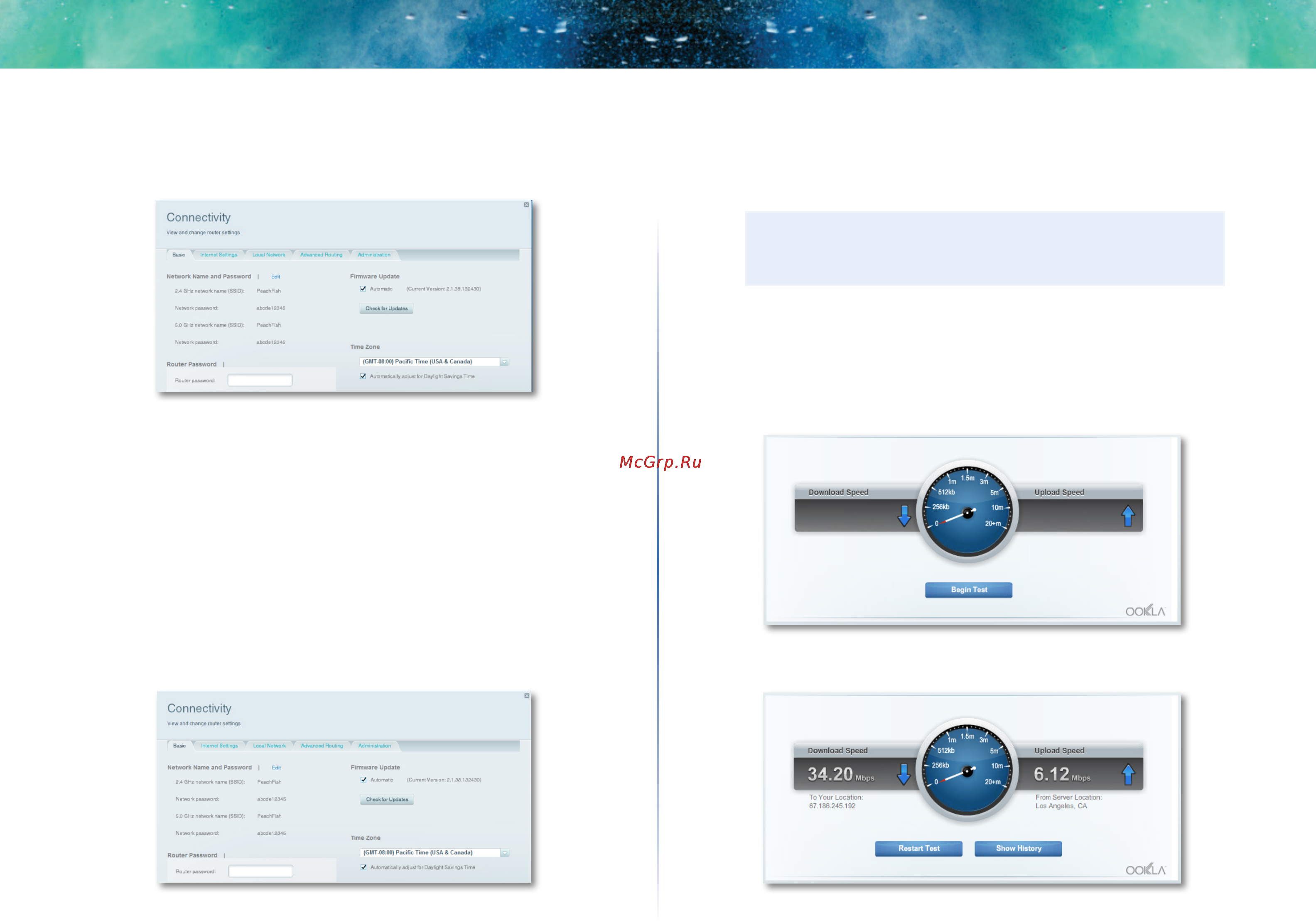 Linksys ea6700-ee [13/124] How to change your router s time zone