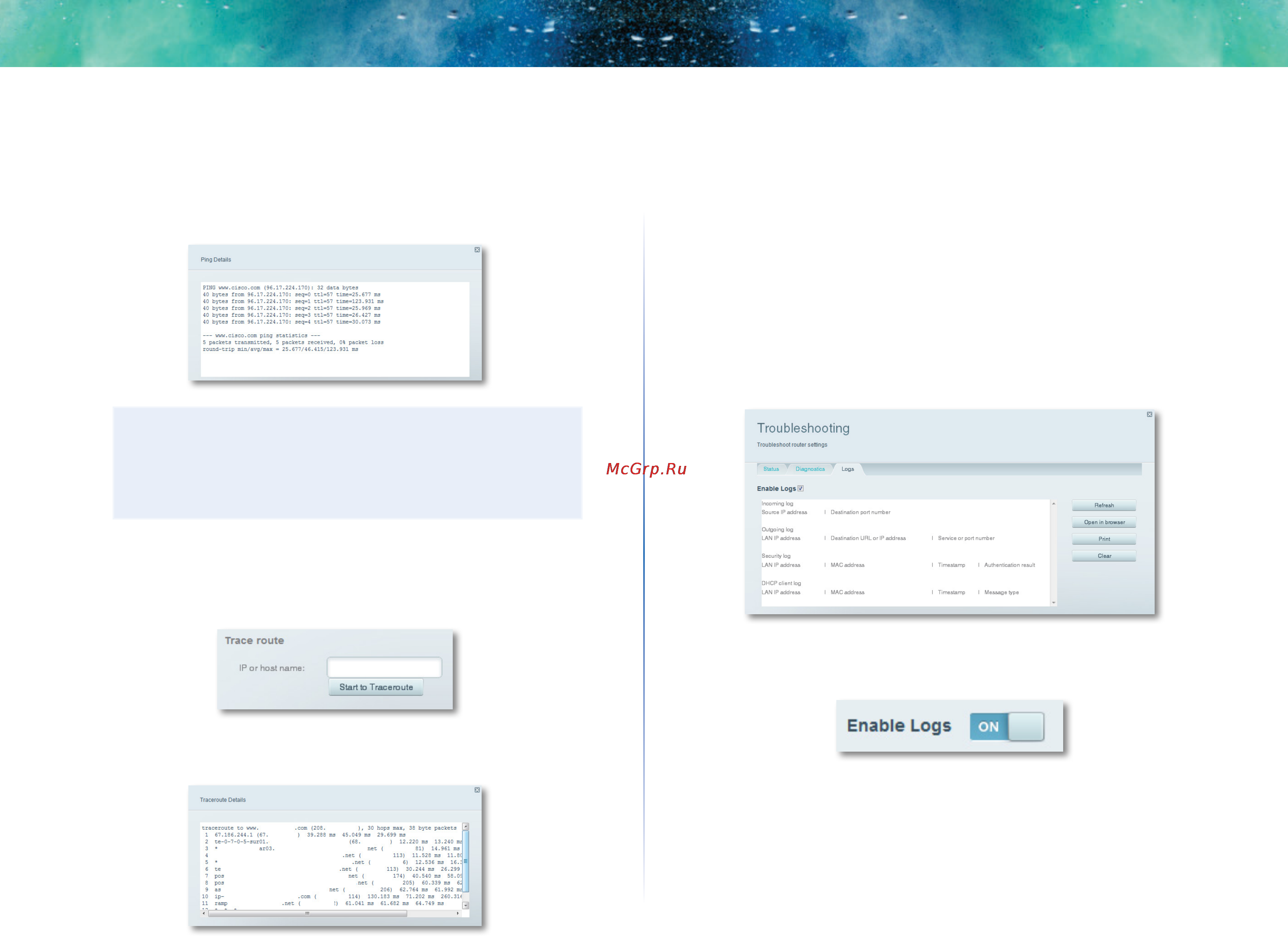 Linksys ea6400-ee [117/124] Configuration et utilisation des journaux