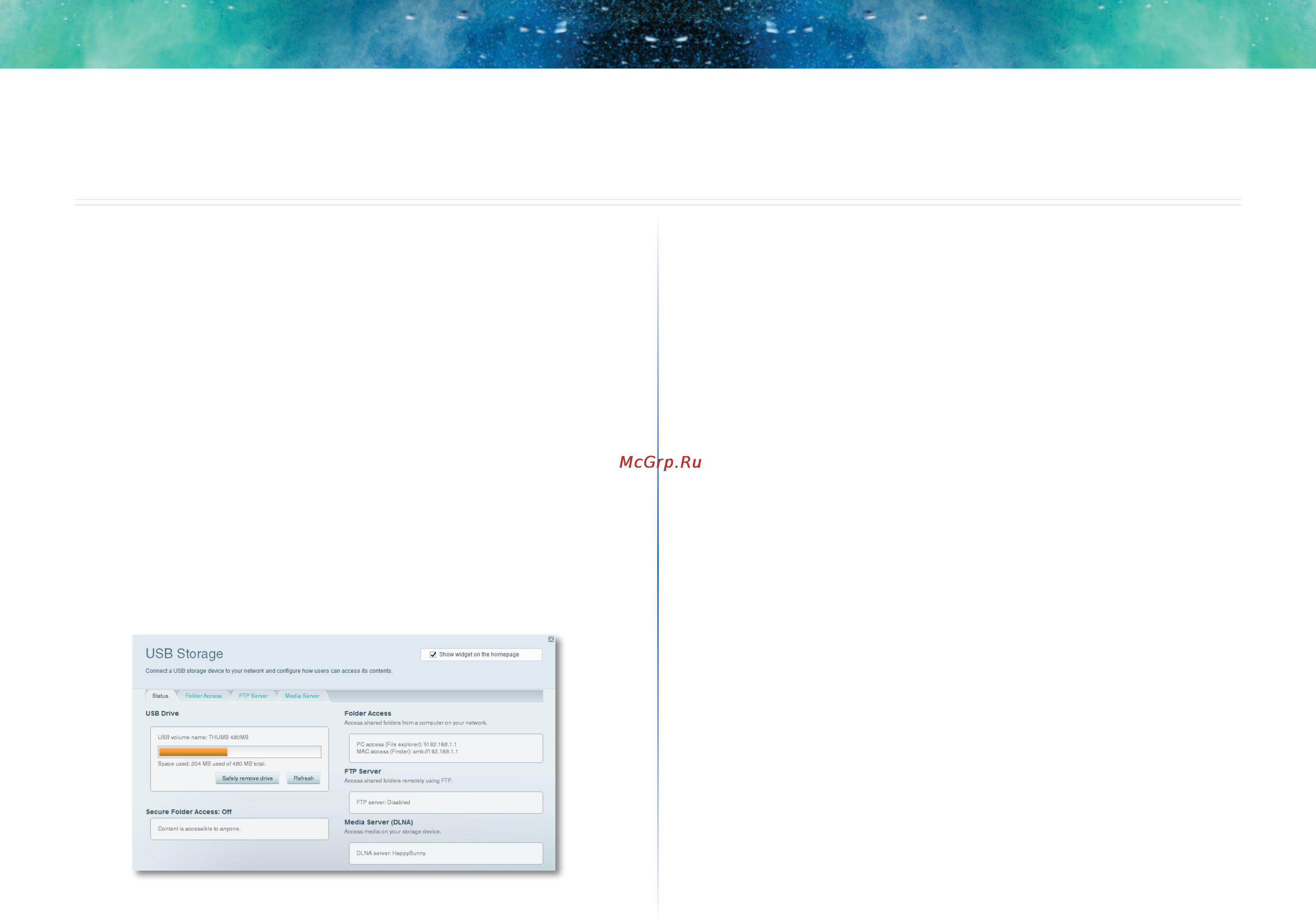 Linksys ea6400-ee [21/124] Using an external drive