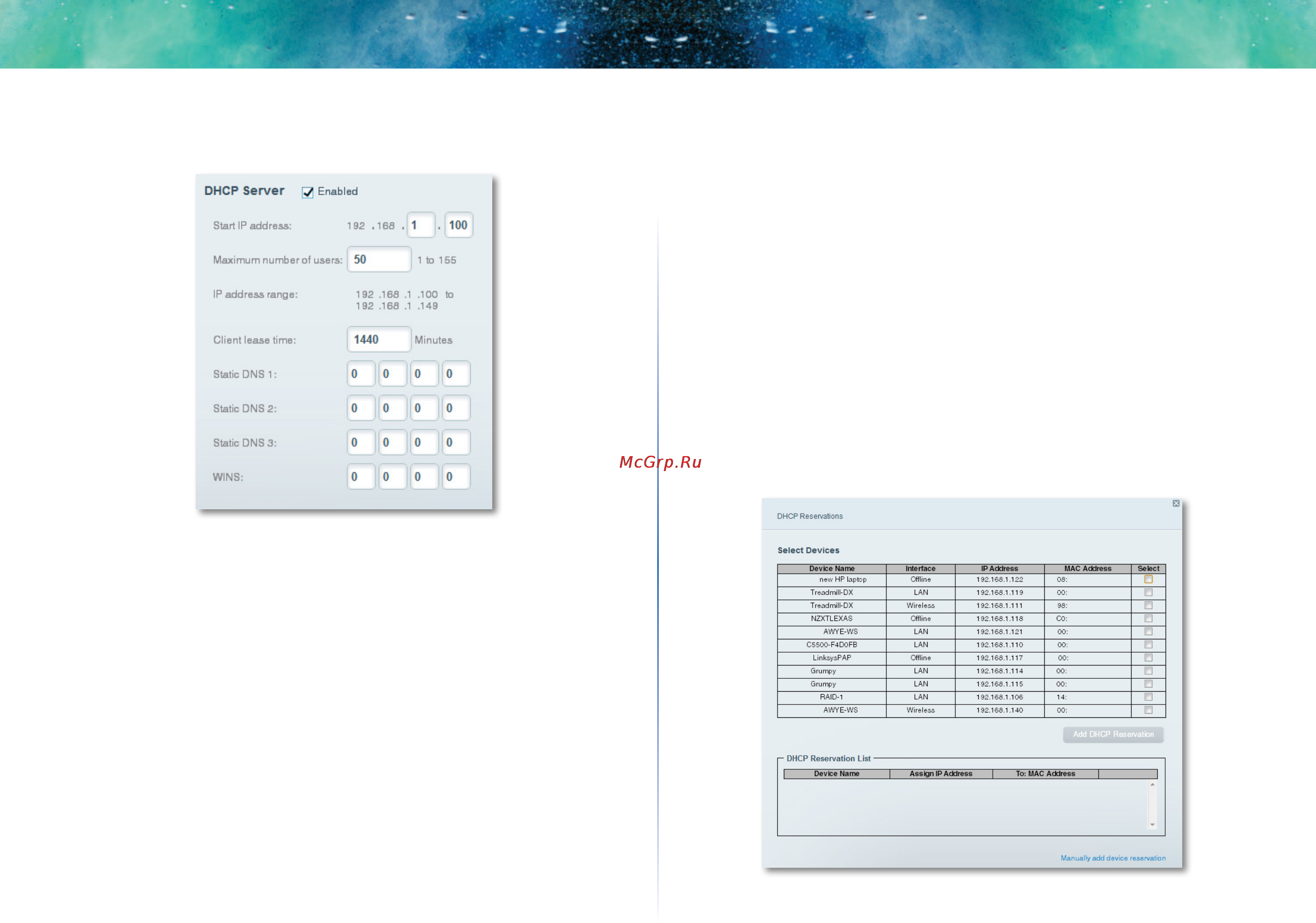 Linksys ea6400-ee [34/124] How to set up dhcp reservation