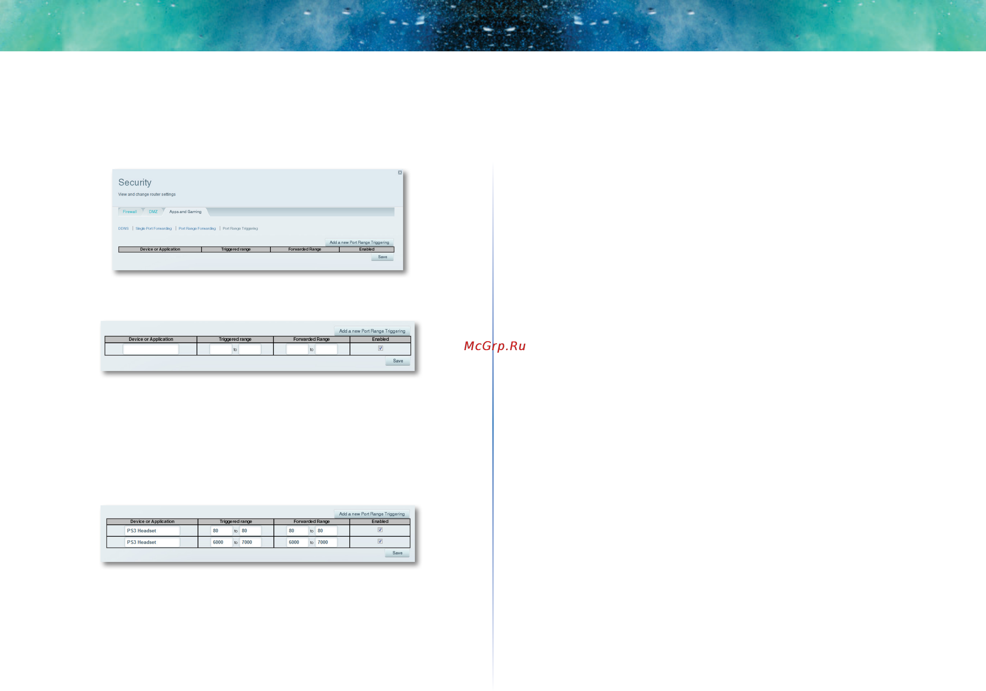 Linksys ea6400-ee [49/124] Port forwarding and port triggering linksys ea series