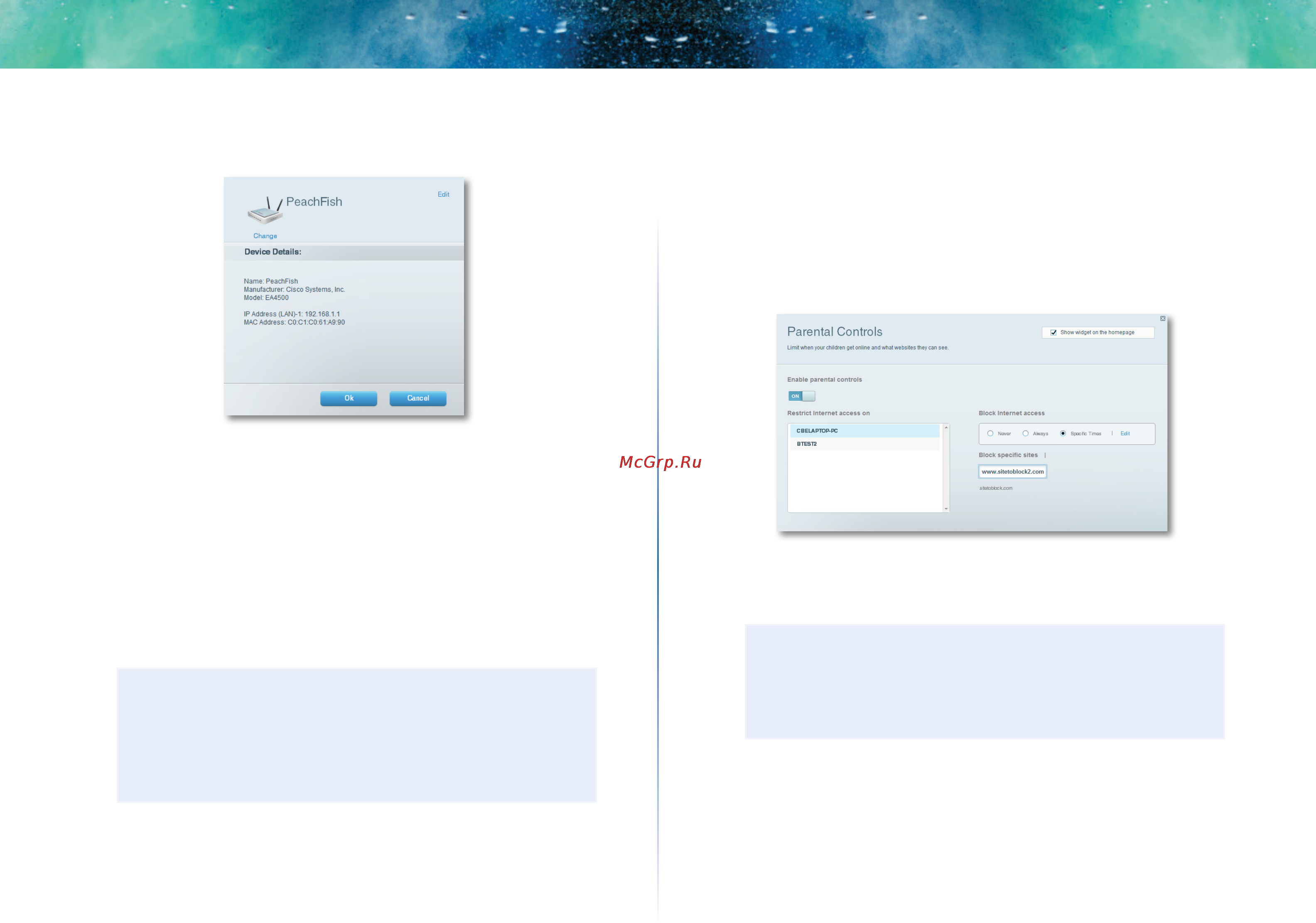 Linksys ea6400-ee [78/124] Configuration du contrôle parental