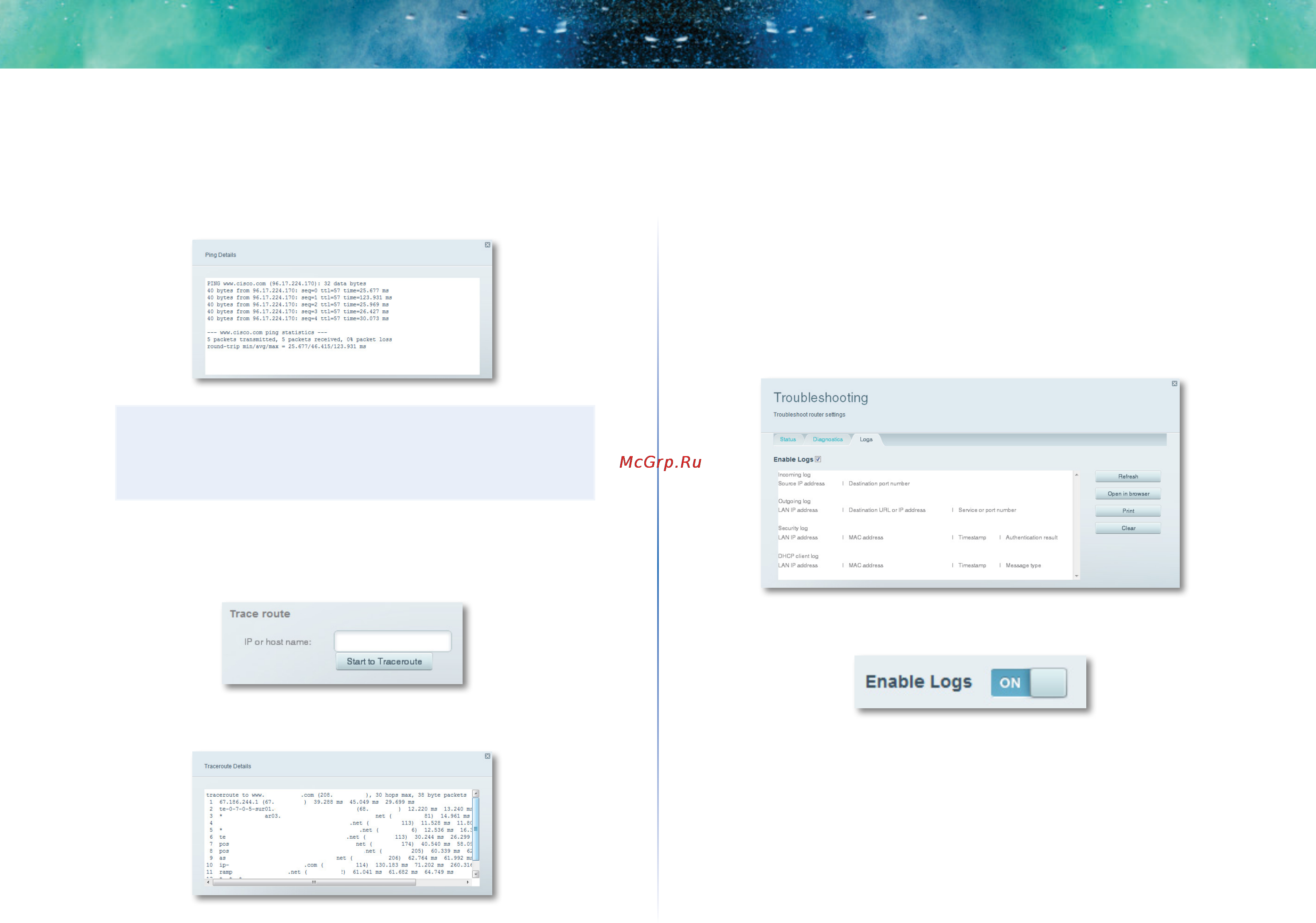 Linksys ea6300-ee [54/61] How to configure and use logs
